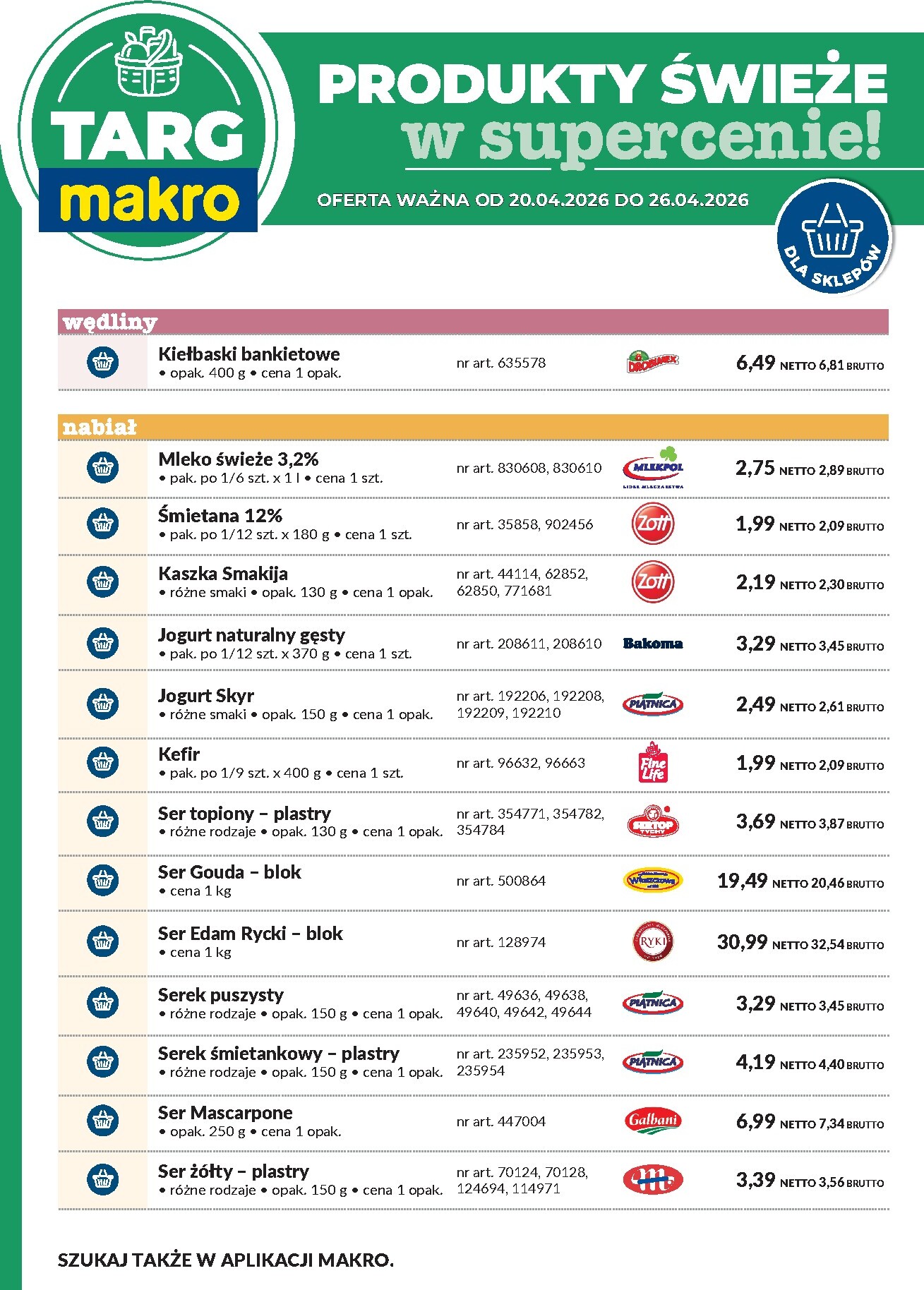 makro - Aktualna gazetka Makro - Produkty świeże w supercenie! ważna od 20.04.2026 do 26.04.2026 - page: 7