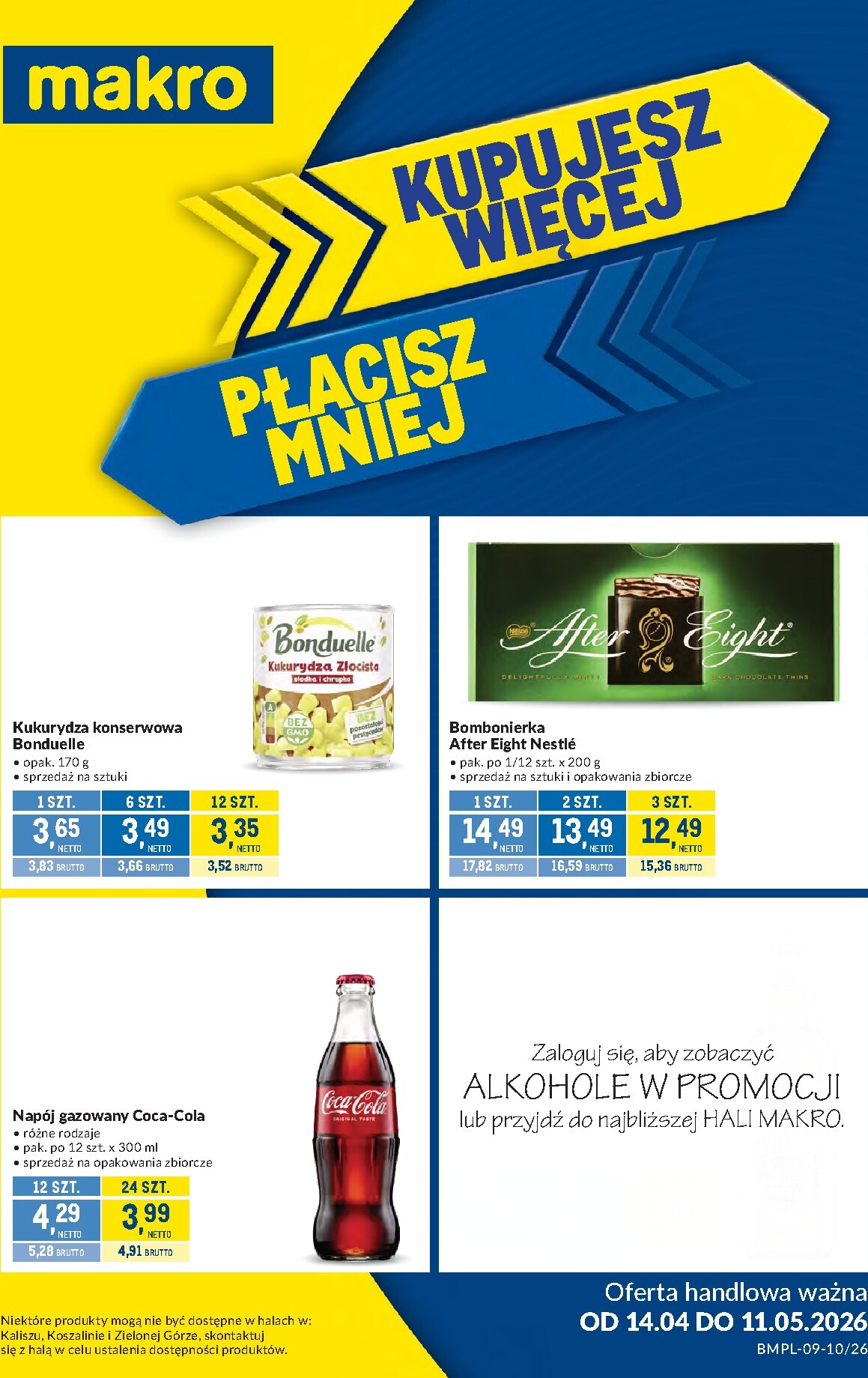 makro - Aktualna gazetka Makro - Kupujesz więcej płacisz mniej ważna od 14.04.2026 do 11.05.2026