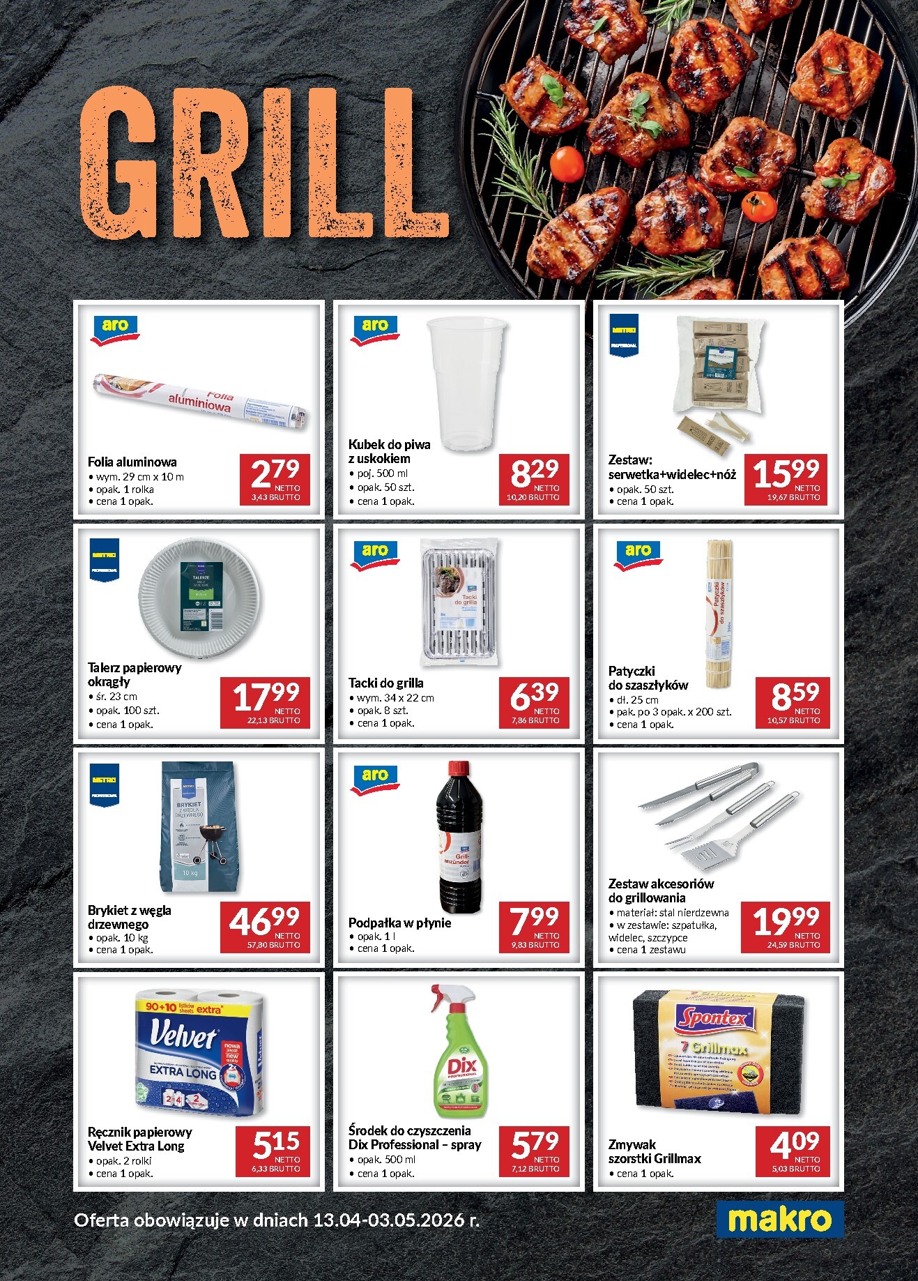 makro - Aktualna gazetka Makro - Grill ważna od 13.04.2026 do 03.05.2026 - page: 3