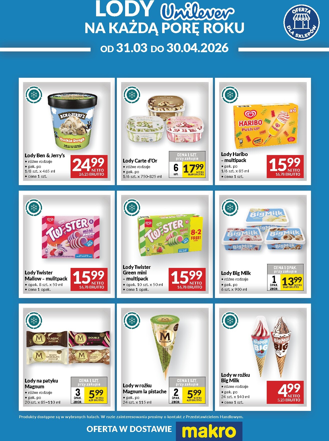 makro - Aktualna gazetka Makro - Ulotka Unilever ważna od 31.03.2026 do 30.04.2026