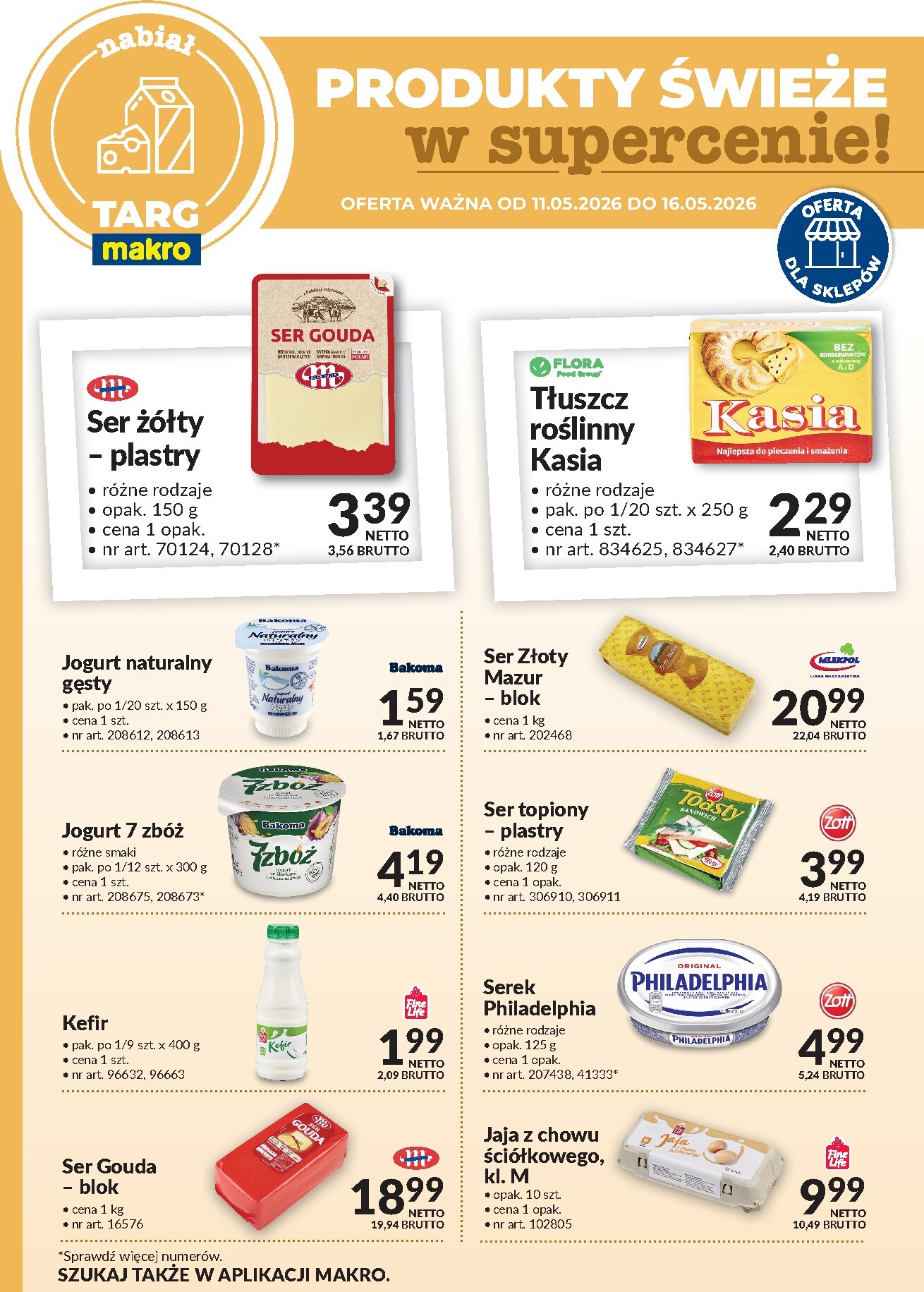makro - Aktualna gazetka Makro - Produkty świeże w supercenie! ważna od 11.05.2026 do 16.05.2026