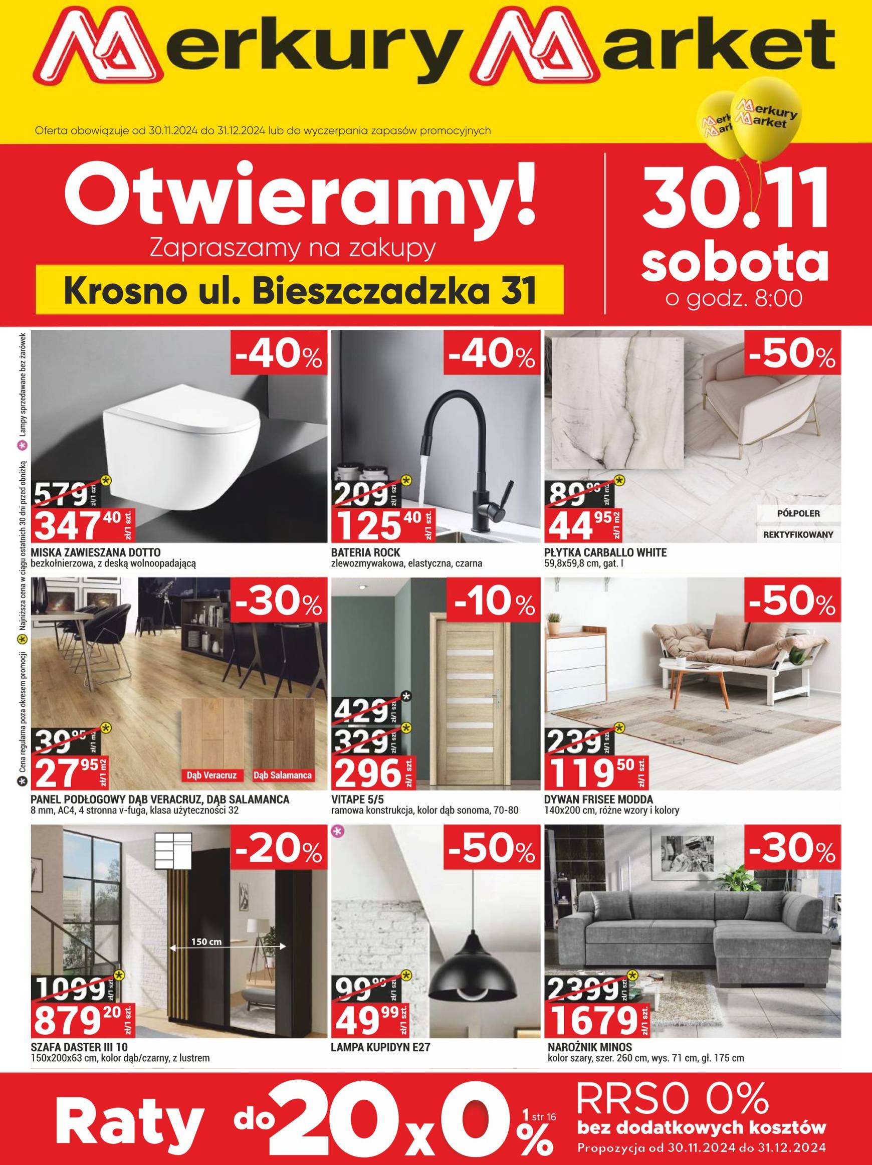 merkury-market - Merkury Market - Krosno ul. Bieszczadzka 31 gazetka ważna od 30.11. - 31.12.