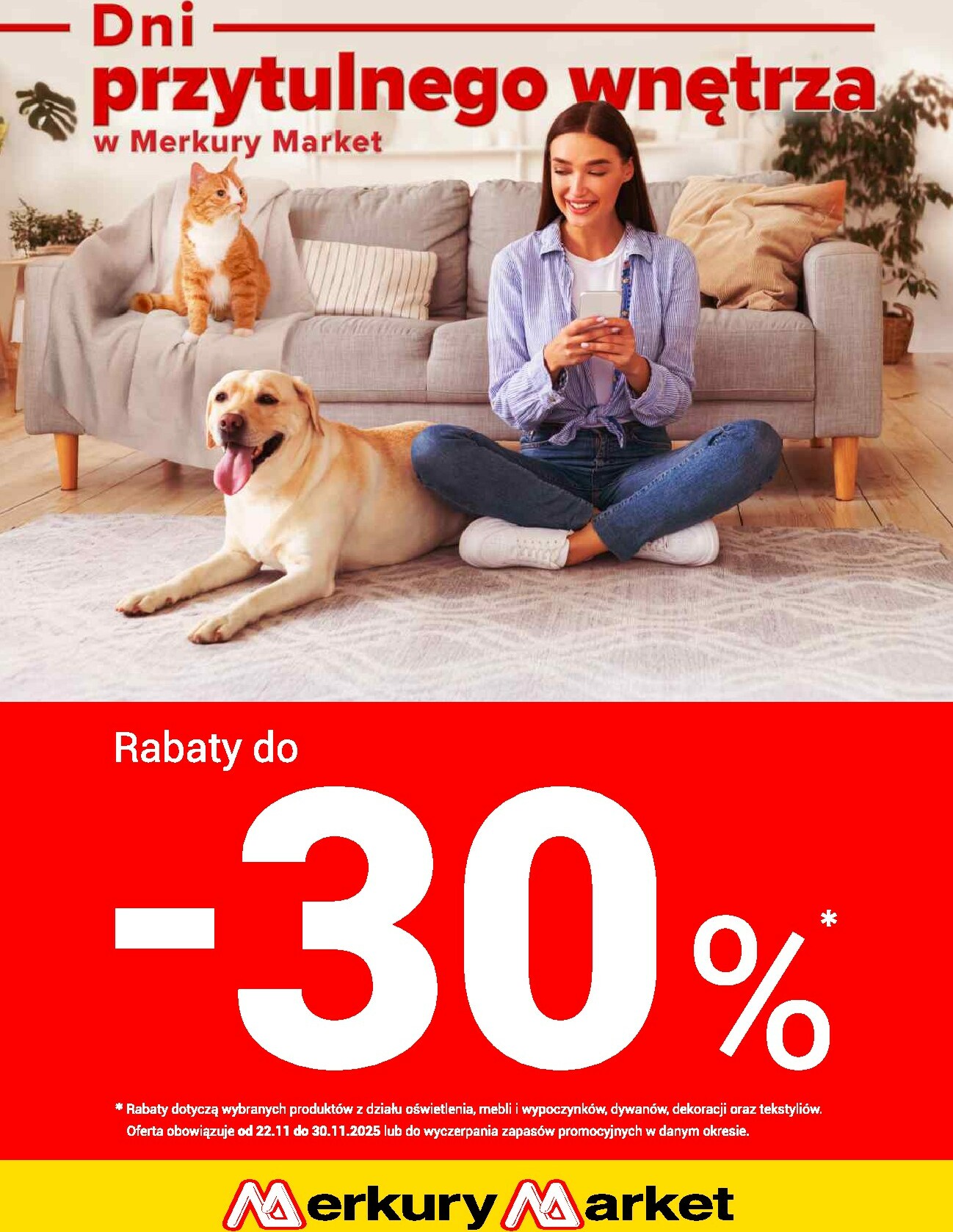 merkury-market - Gazetka Merkury Market - Dni przytulnego wnętrza w... - ważna od 22.11. do 30.11.