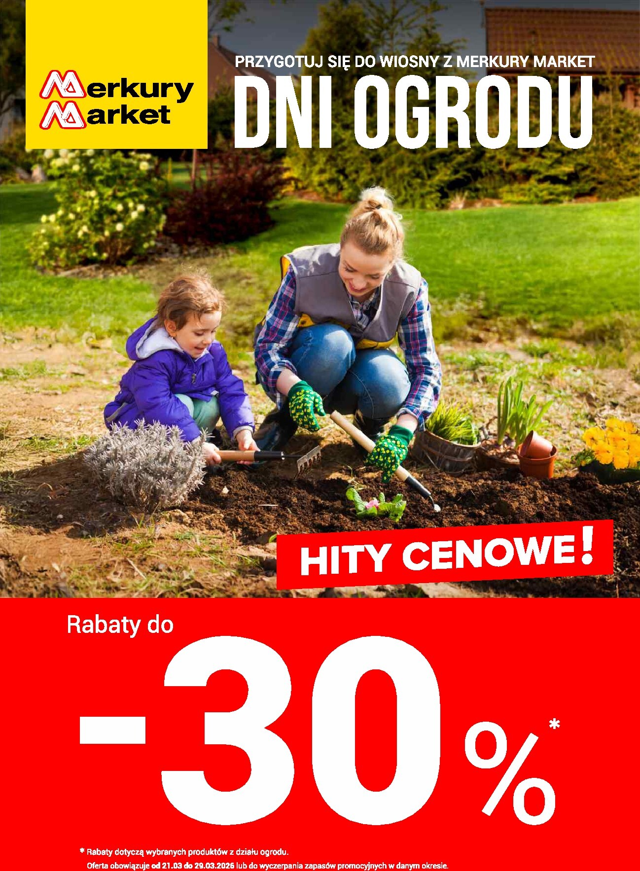 merkury-market - Gazetka Merkury Market - Dni ogrodu - ważna od 21.03.2026 do 29.03.2026 - page: 1