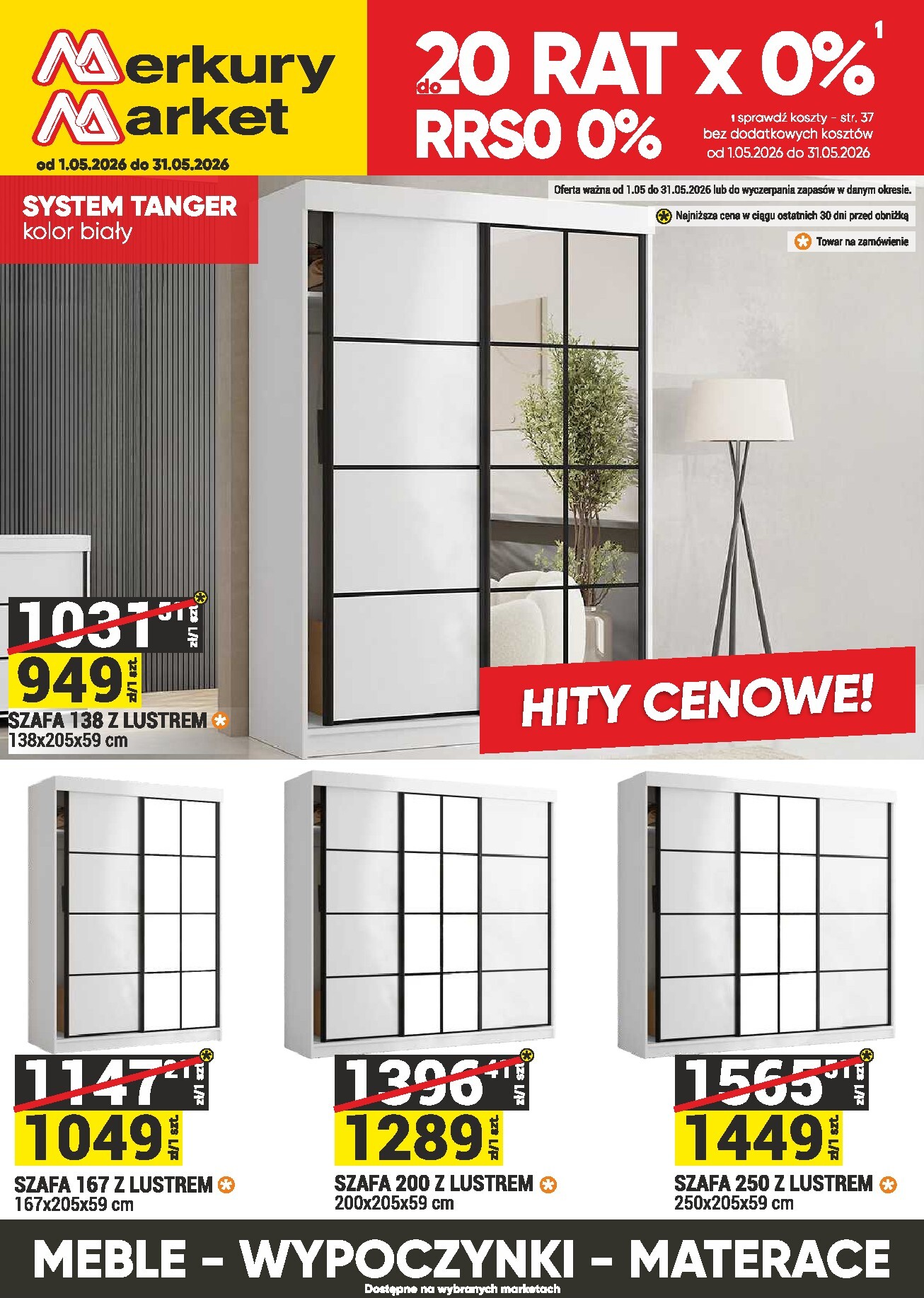 merkury-market - Nowa gazetka Merkury Market - Meble, wypoczynki, materace ważna od 01.05.2026 do 31.05.2026