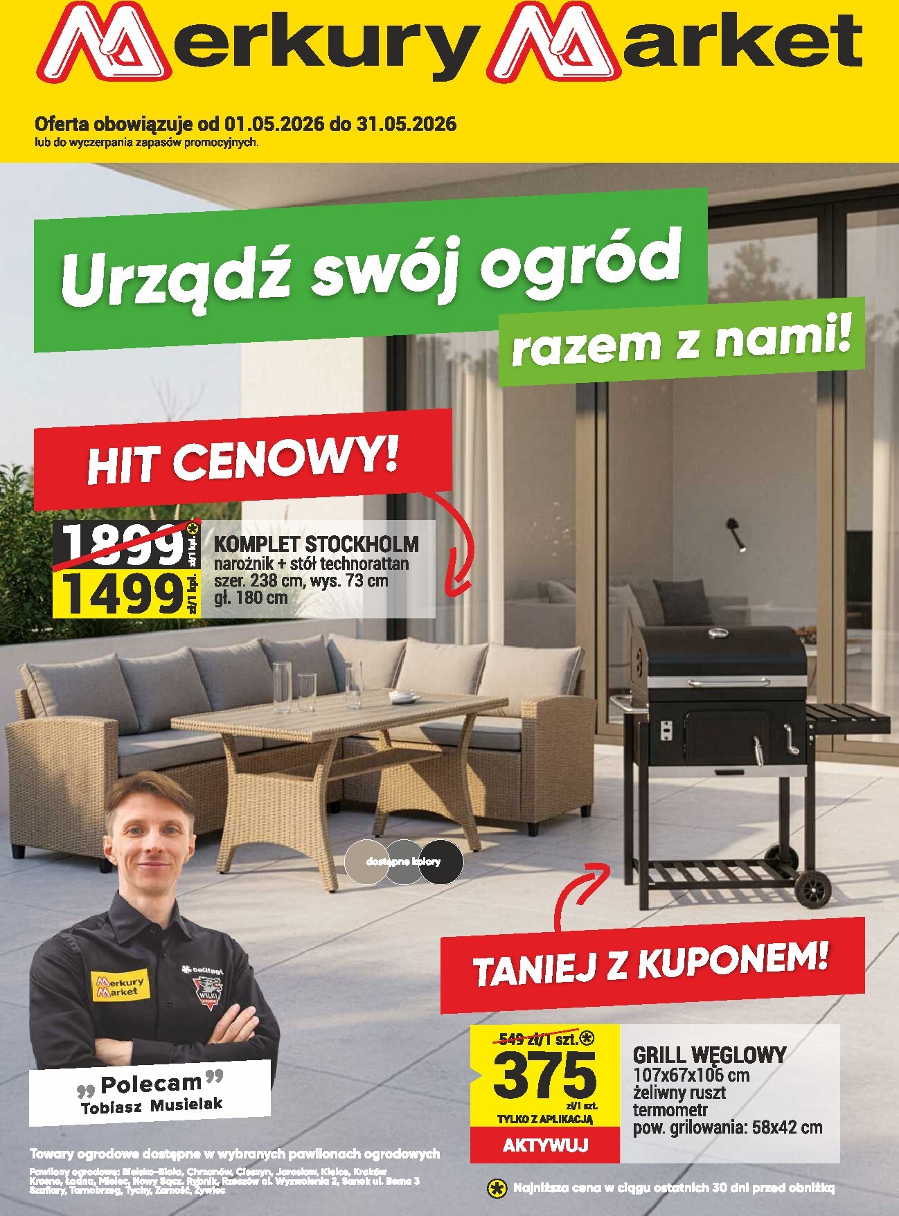 merkury-market - Nowa gazetka Merkury Market - Ogród ważna od 01.05.2026 do 31.05.2026 - page: 1