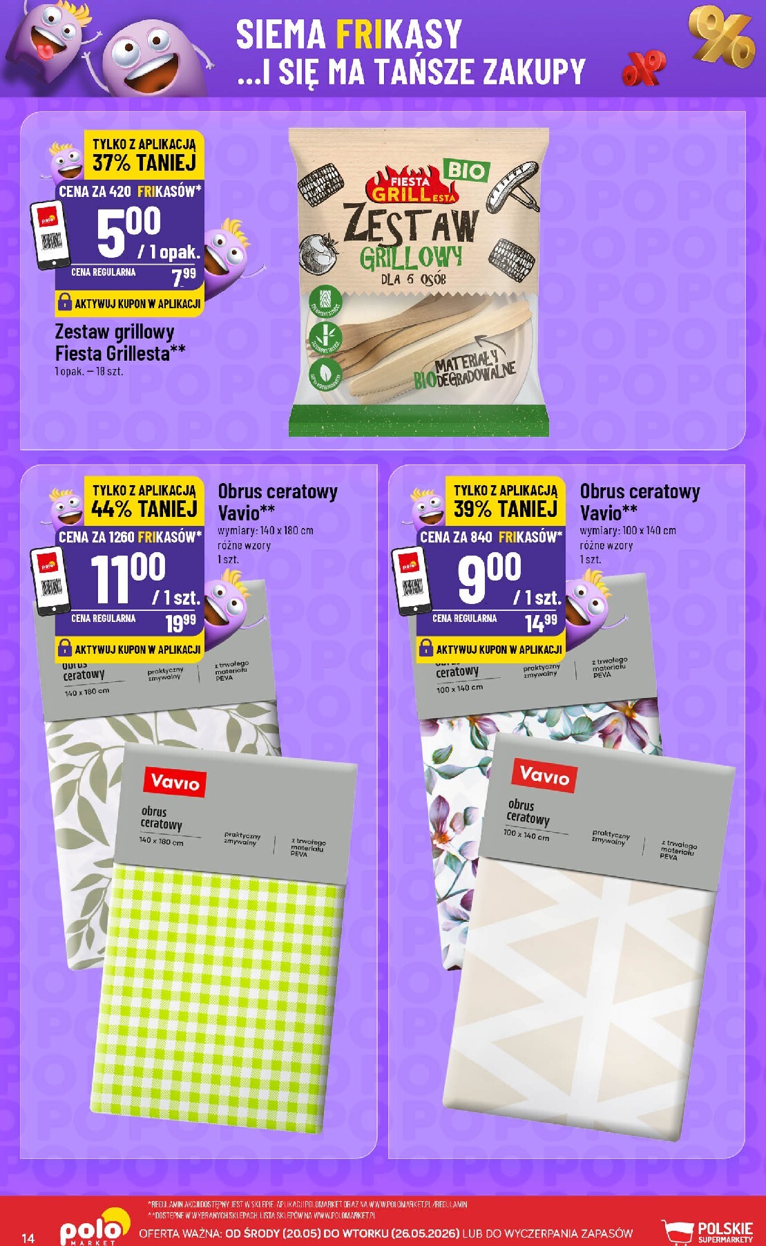 polomarket - Nowa gazetka POLO market - Katalog Frikasy ważna od 20.05.2026 do 26.05.2026 - page: 14
