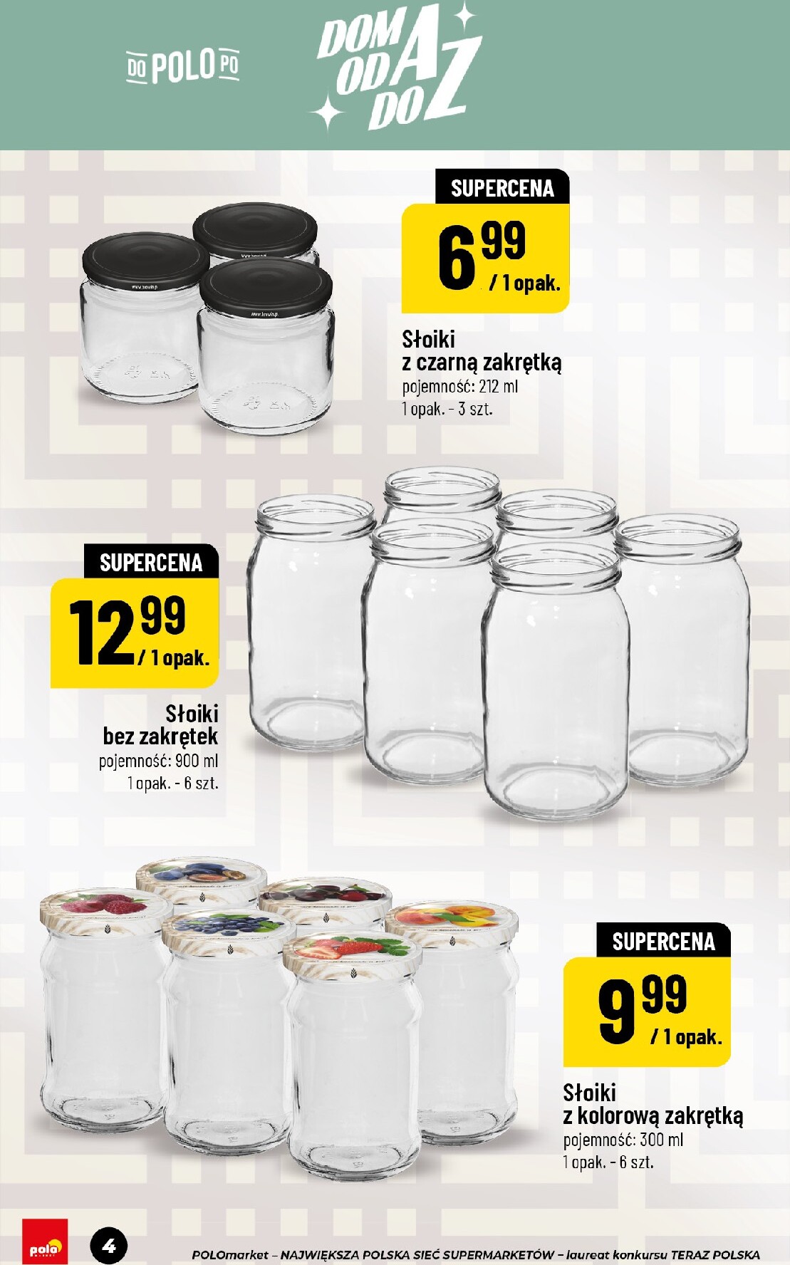 polomarket - Aktualna gazetka POLO market - Katalog Dom Przetwory ważna od 22.05.2026 do 30.07.2026 - page: 4