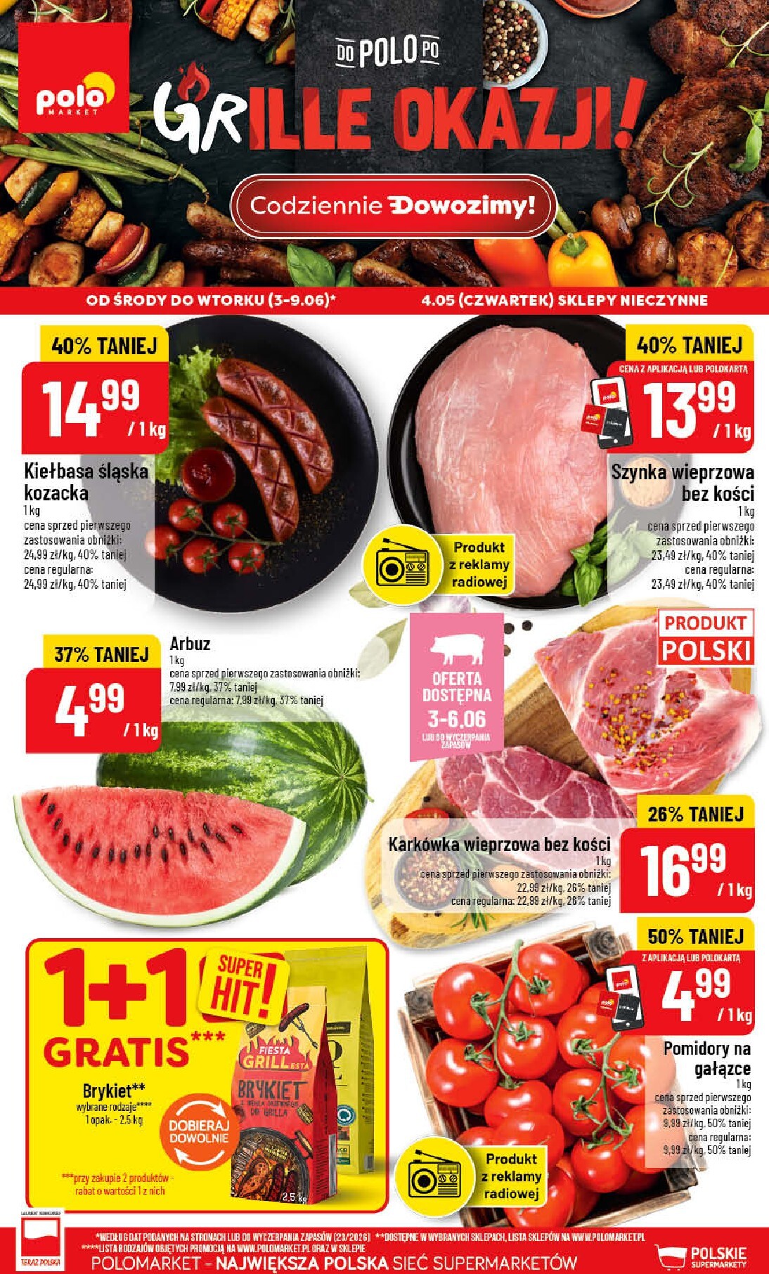 polomarket - Nowa gazetka POLO market - Gazetka POLOmarket ważna od 03.06.2026 do 09.06.2026