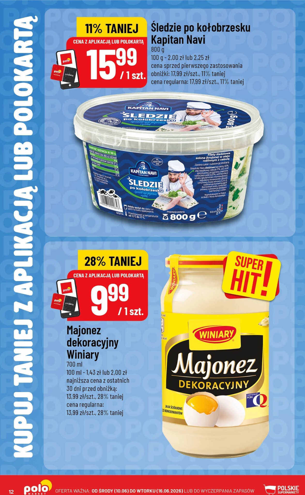 polomarket - Aktualna gazetka POLO market - Kupuj Taniej w Aplikacji ważna od 10.06.2026 do 16.06.2026 - page: 12
