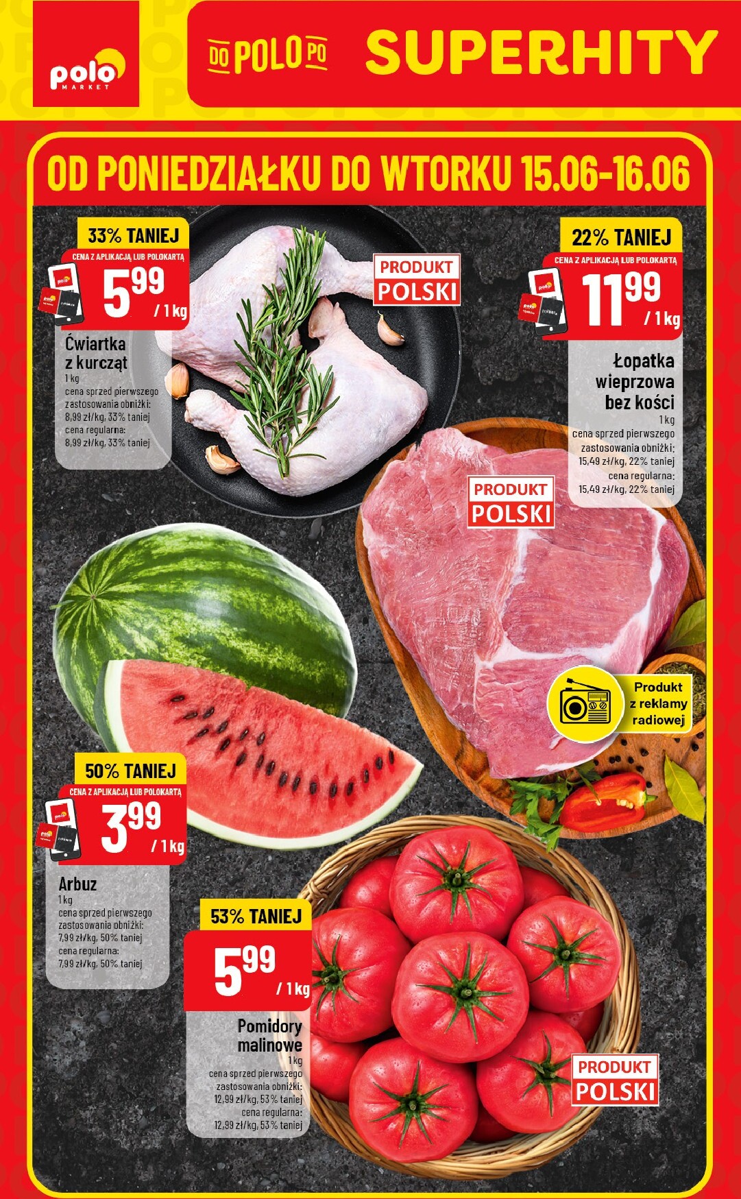 polomarket - Aktualna gazetka POLO market - Katalog Superhity ważna od 15.06.2026 do 16.06.2026 - page: 1