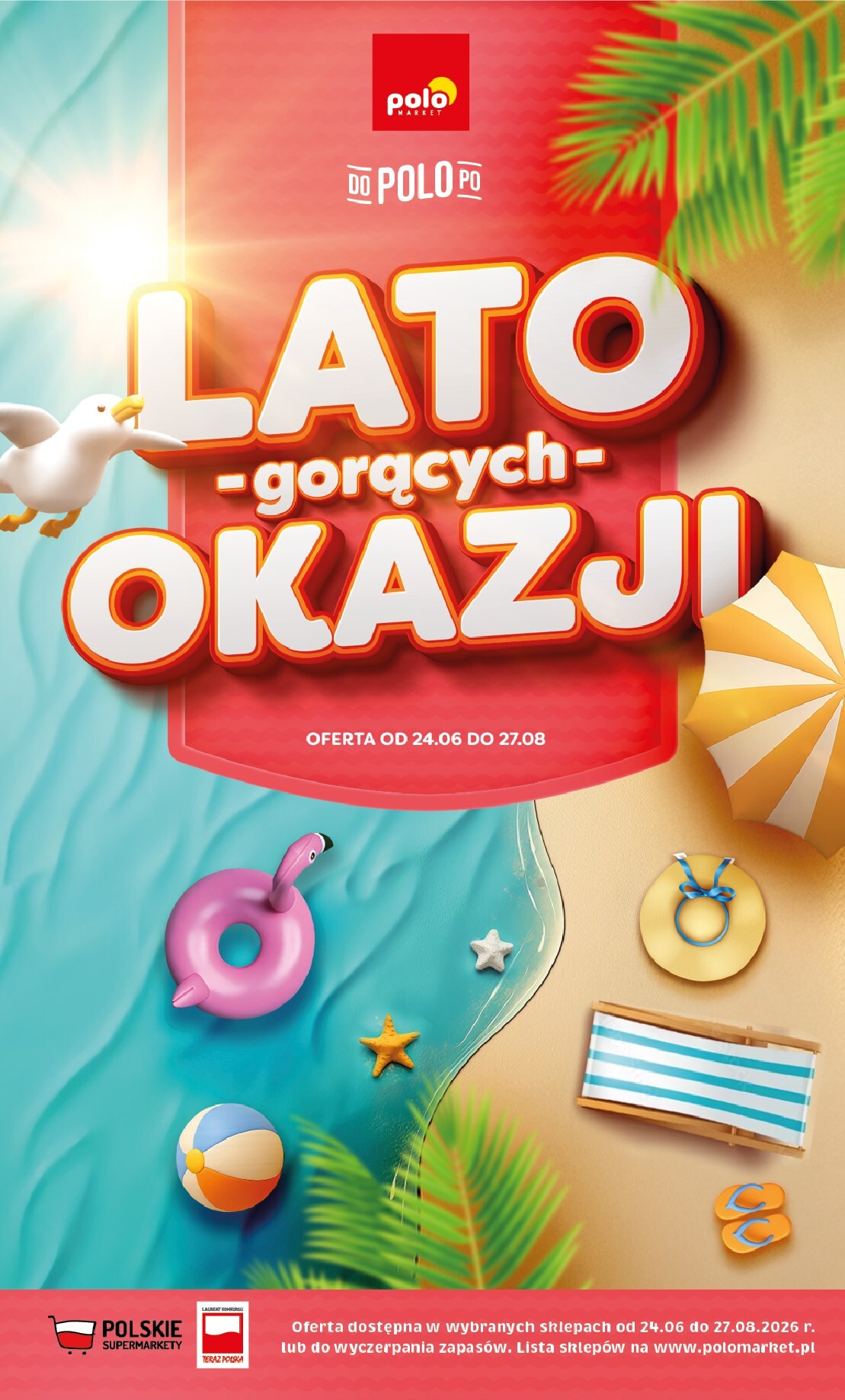 polomarket - Nowa gazetka POLO market - Lato Gorących Okazji ważna od 24.06.2026 do 27.08.2026