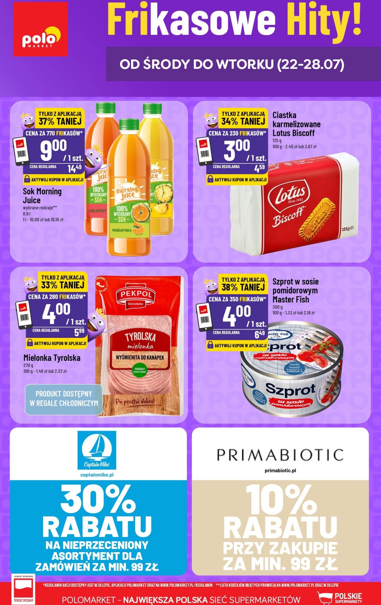 polomarket - Nowa gazetka POLO market - Frikasowe Hity ważna od 22.07.2026 do 28.07.2026