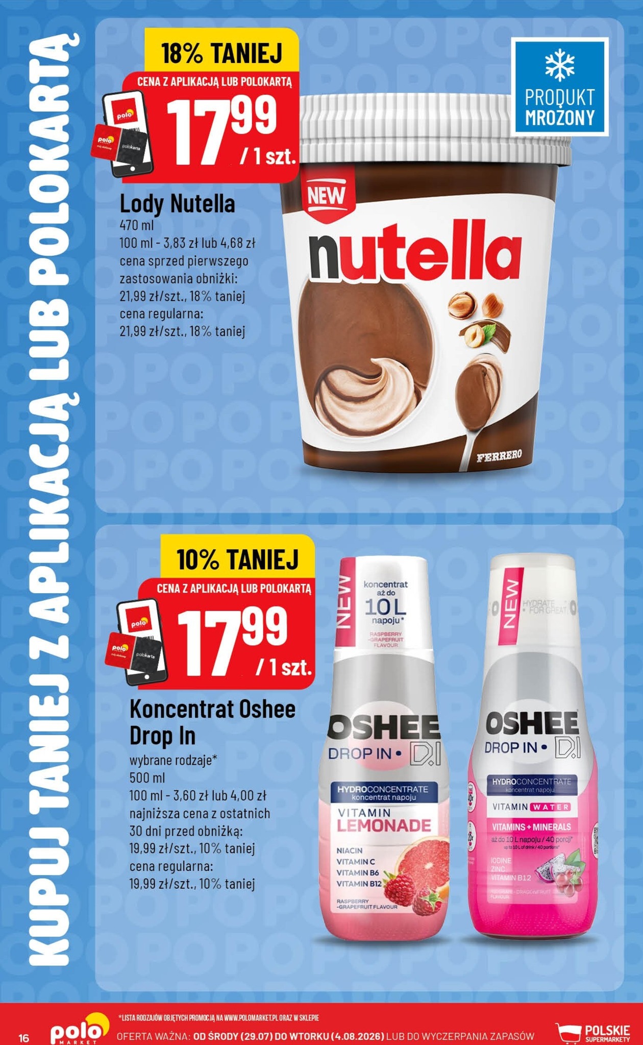 polomarket - Nowa gazetka POLO market - Kupuj Taniej z Aplikacją lub Polokartą ważna od 29.07.2026 do 04.08.2026 - page: 16
