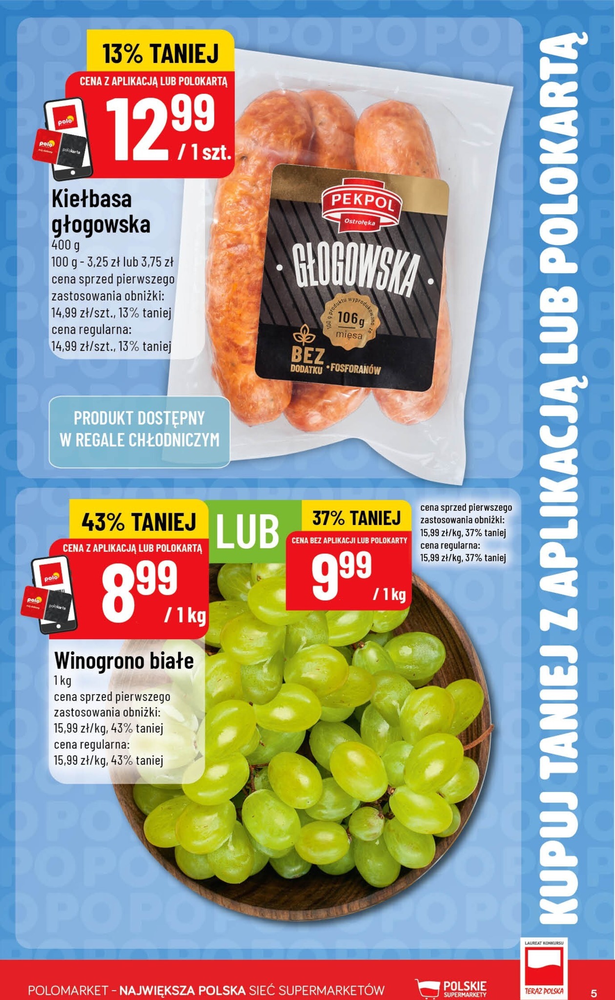 polomarket - Nowa gazetka POLO market - Kupuj Taniej z Aplikacją lub Polokartą ważna od 29.07.2026 do 04.08.2026 - page: 5