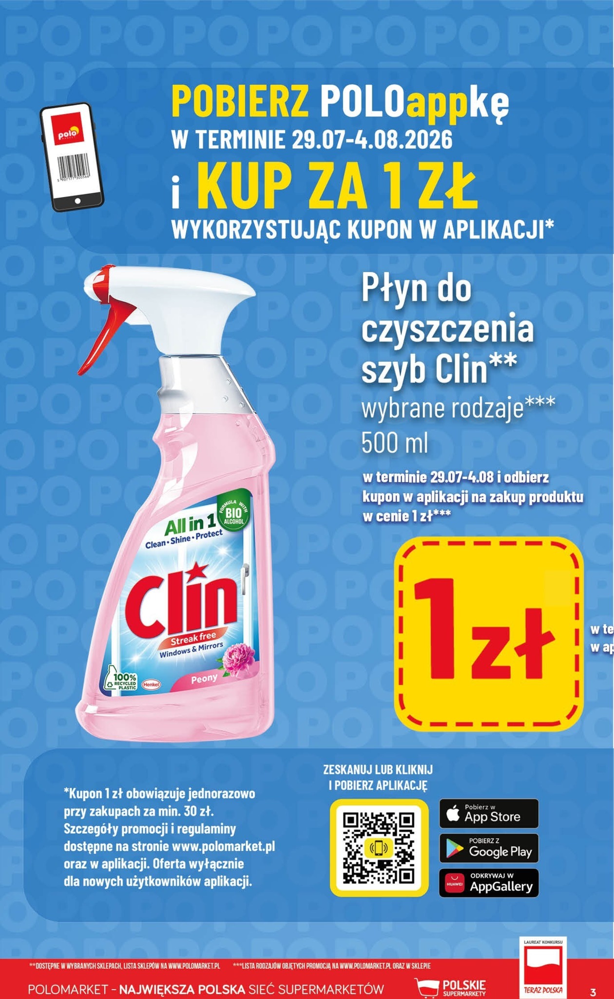 polomarket - Nowa gazetka POLO market - Kupuj Taniej z Aplikacją lub Polokartą ważna od 29.07.2026 do 04.08.2026 - page: 3