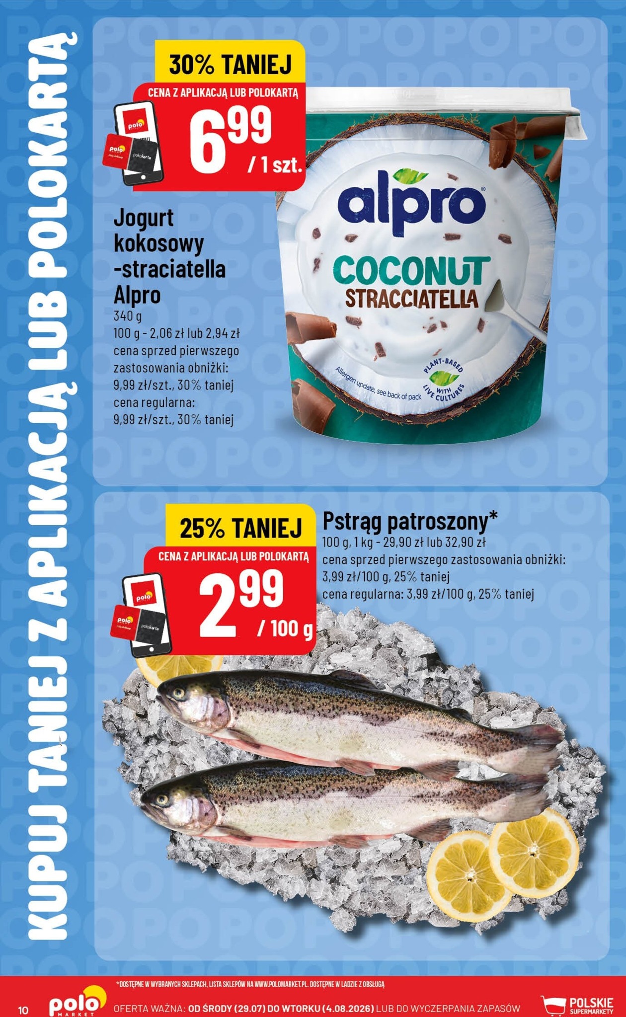 polomarket - Nowa gazetka POLO market - Kupuj Taniej z Aplikacją lub Polokartą ważna od 29.07.2026 do 04.08.2026 - page: 10