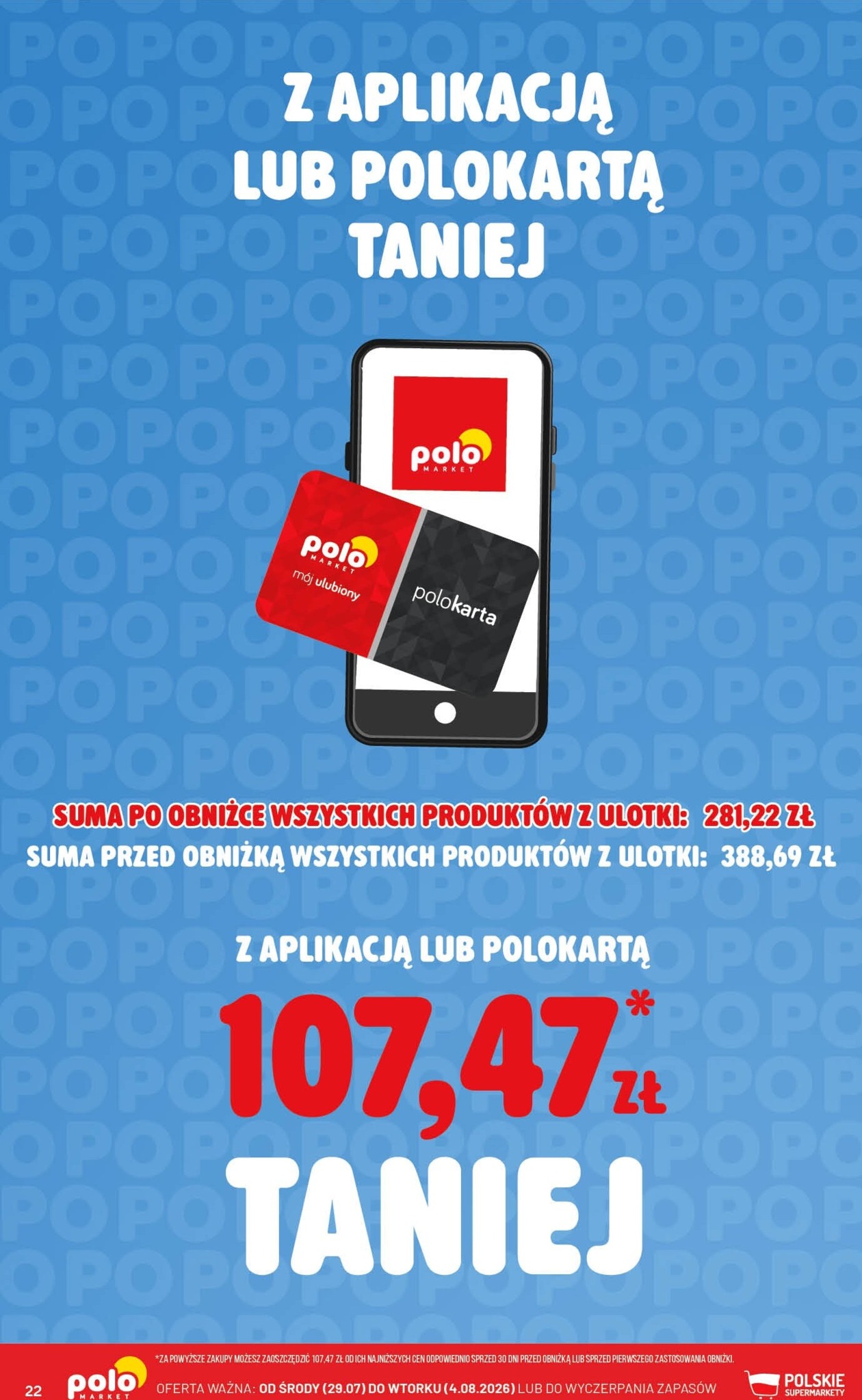 polomarket - Nowa gazetka POLO market - Kupuj Taniej z Aplikacją lub Polokartą ważna od 29.07.2026 do 04.08.2026 - page: 22