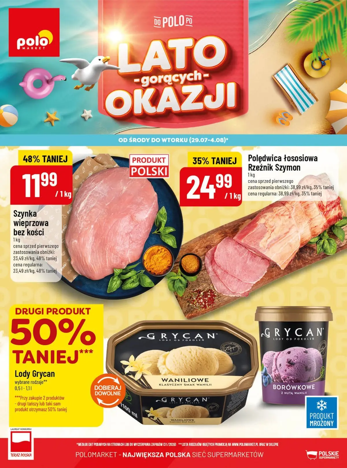polomarket - Nowa gazetka POLO market - Lato Gorących Okazji ważna od 29.07.2026 do 04.08.2026 - page: 1