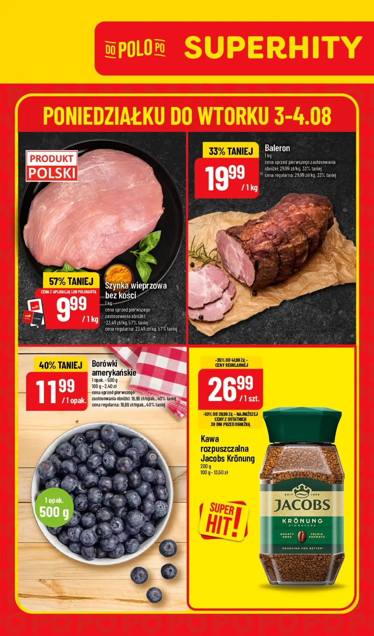 polomarket - Aktualna gazetka POLO market - Superhity ważna od 03.08.2026 do 04.08.2026