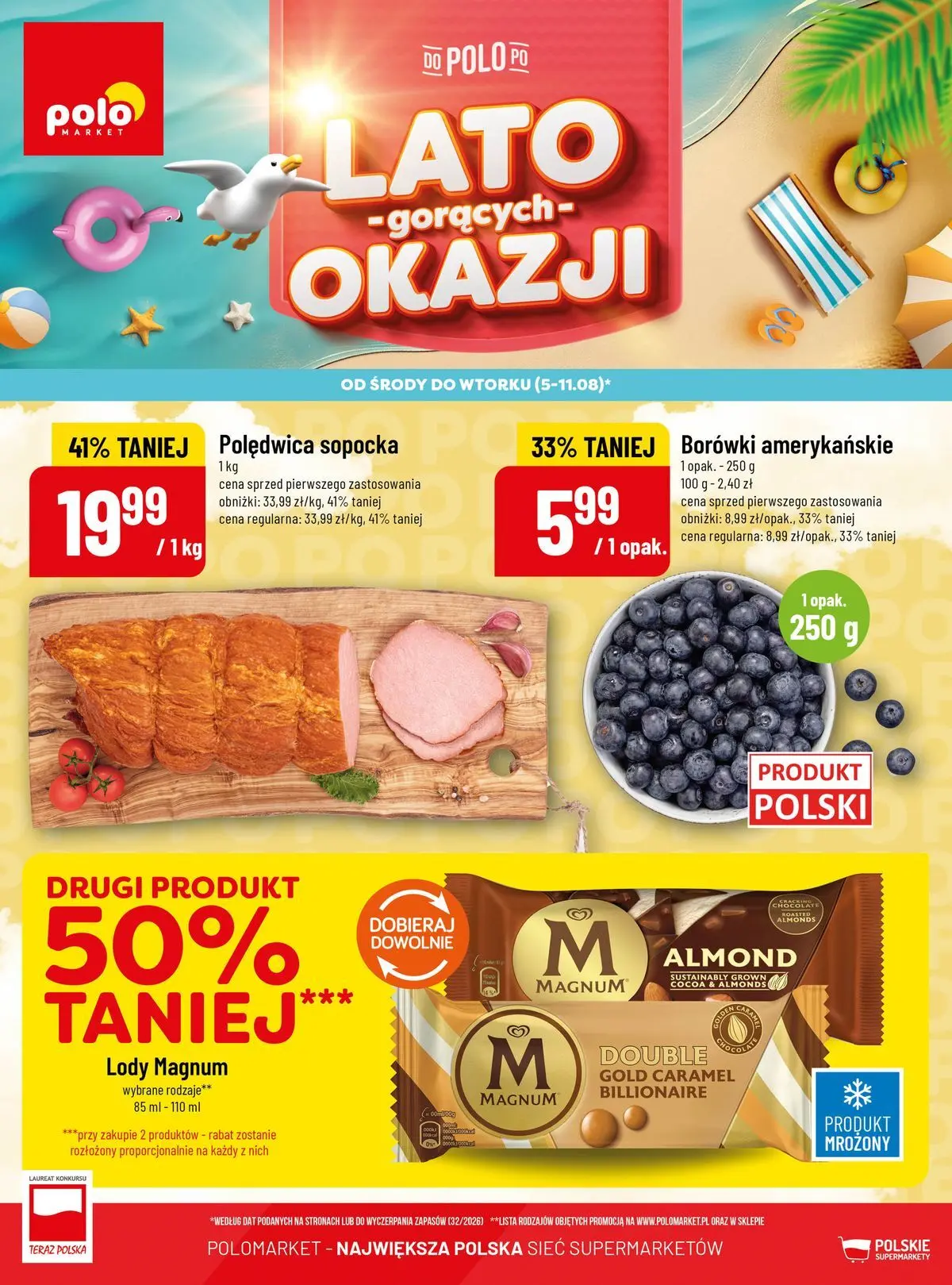 polomarket - Aktualna gazetka POLO market - Lato Gorących Okazji ważna od 05.08.2026 do 11.08.2026