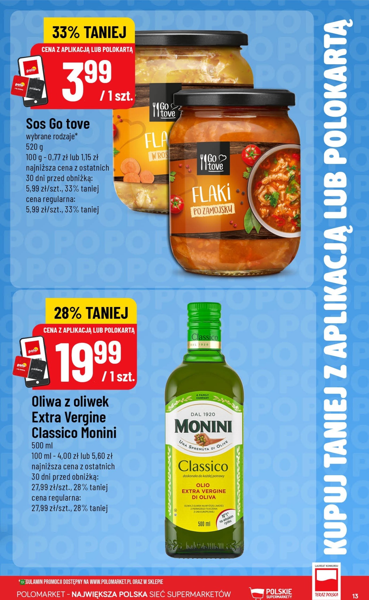 polomarket - Nowa gazetka POLO market - Kupuj Taniej z Aplikacją lub Polokartą ważna od 12.08.2026 do 18.08.2026 - page: 13