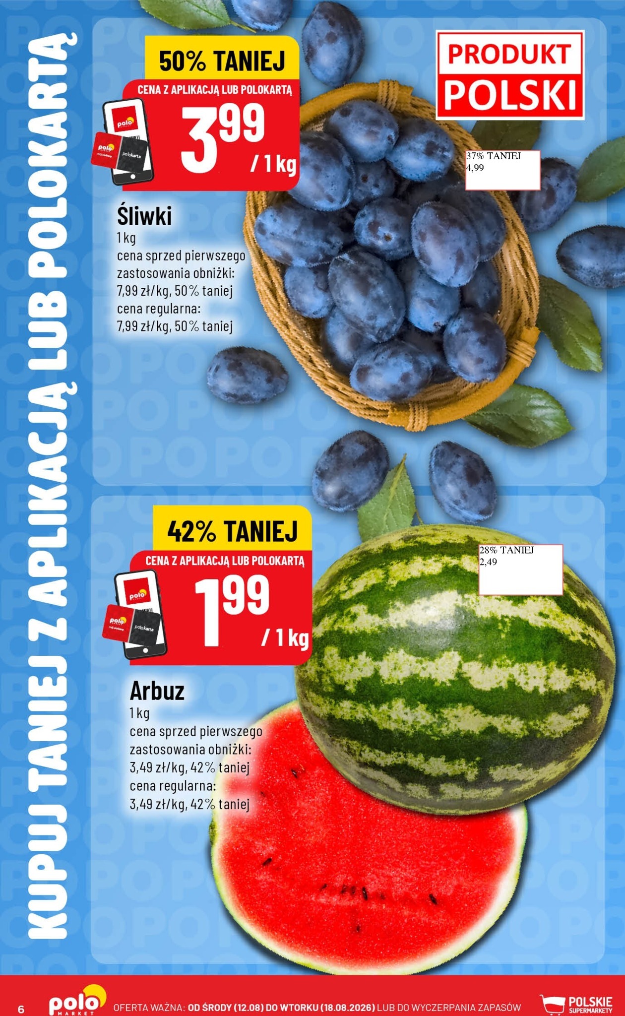 polomarket - Nowa gazetka POLO market - Kupuj Taniej z Aplikacją lub Polokartą ważna od 12.08.2026 do 18.08.2026 - page: 6