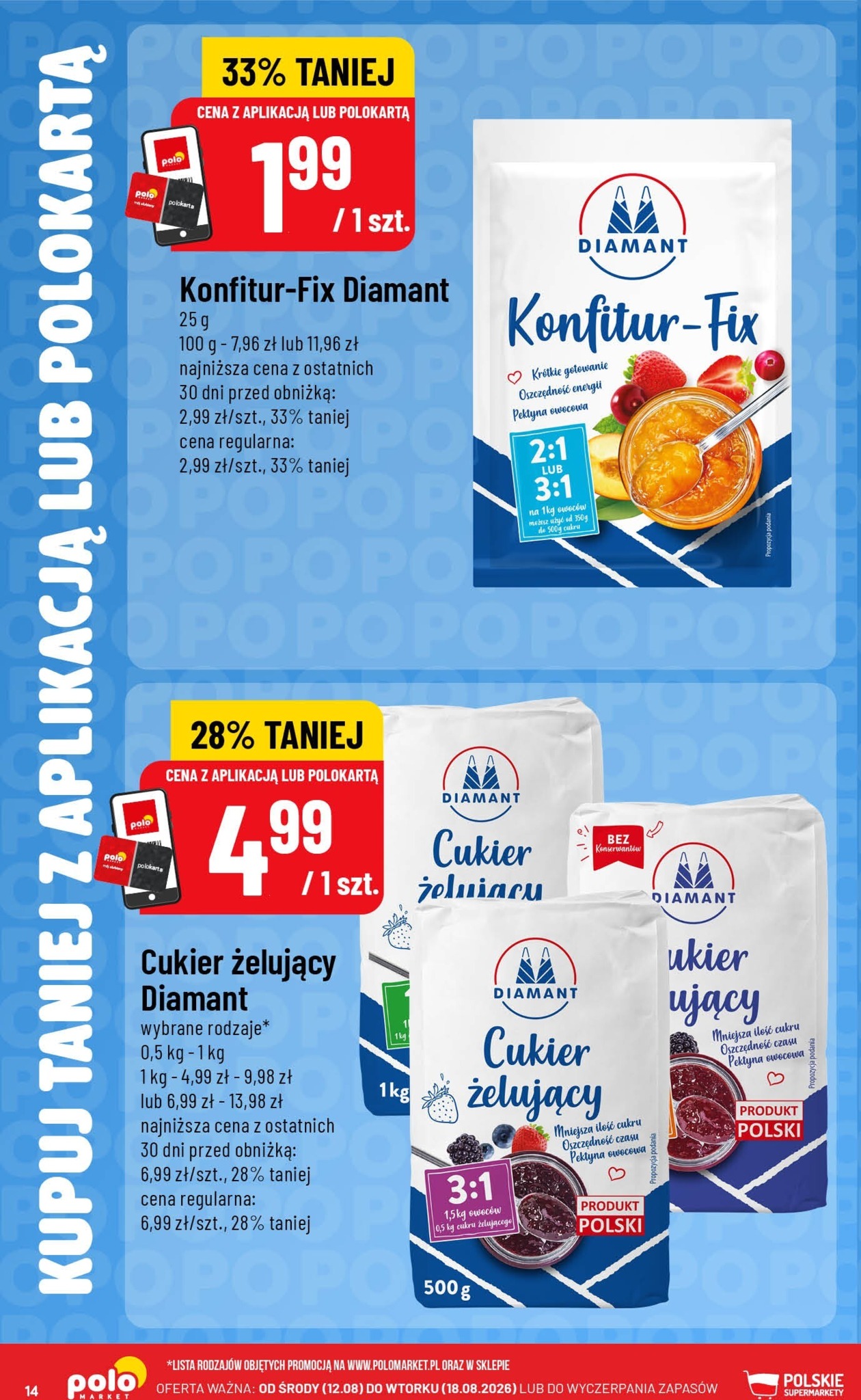 polomarket - Nowa gazetka POLO market - Kupuj Taniej z Aplikacją lub Polokartą ważna od 12.08.2026 do 18.08.2026 - page: 14