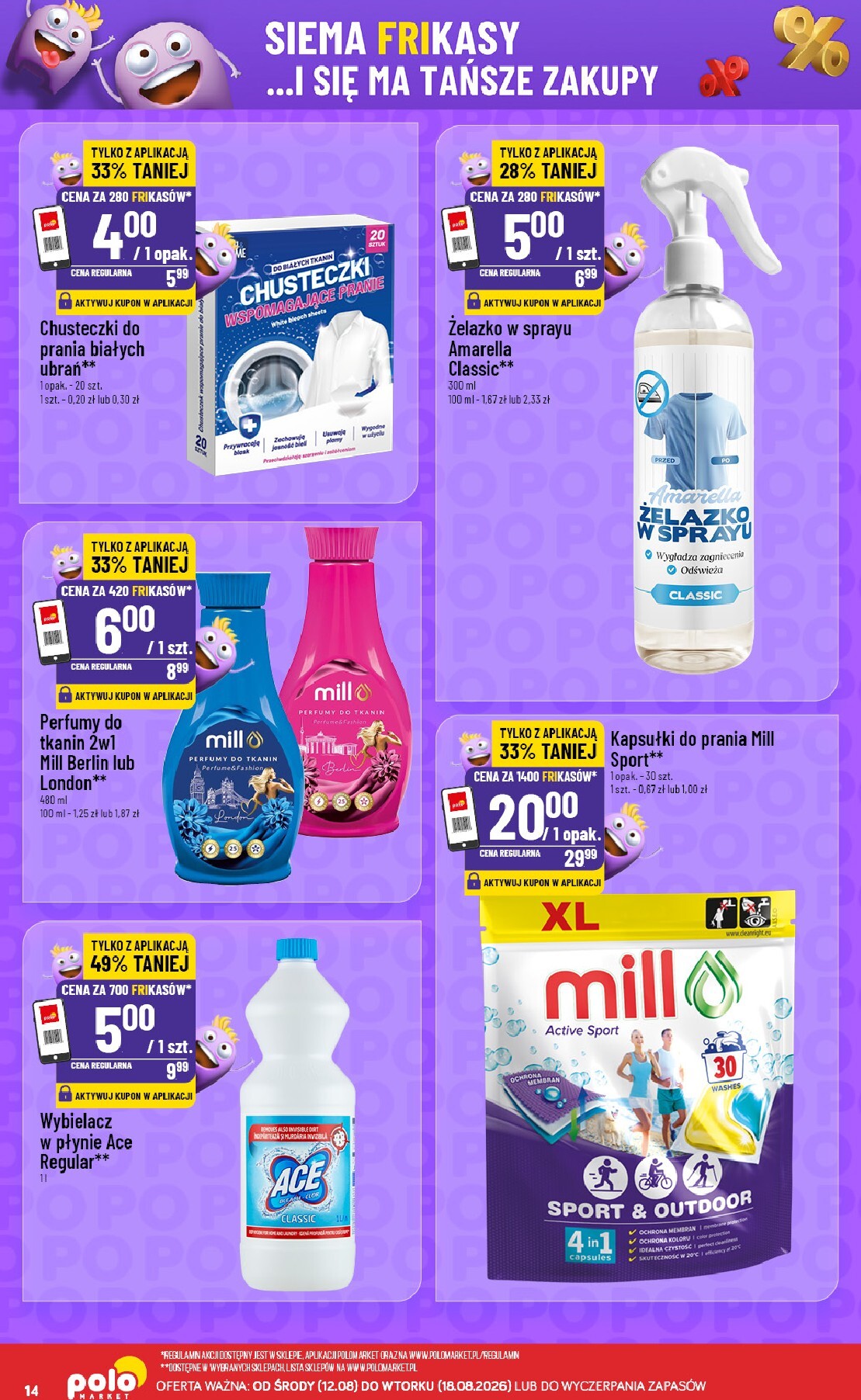 polomarket - Nowa gazetka POLO market - Frikasowe Hity ważna od 12.08.2026 do 18.08.2026 - page: 14