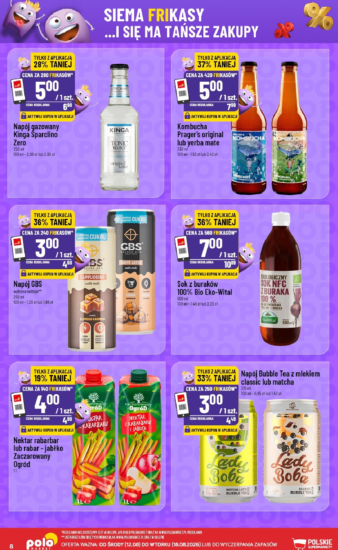 polomarket - Nowa gazetka POLO market - Frikasowe Hity ważna od 12.08.2026 do 18.08.2026 - page: 8