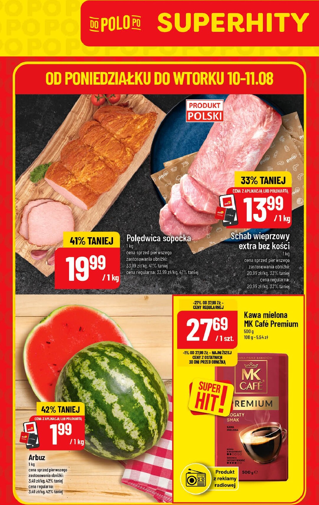 polomarket - Aktualna gazetka POLO market - Superhity ważna od 10.08.2026 do 11.08.2026