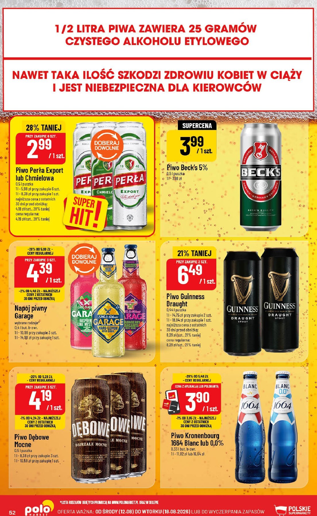 polomarket - Nowa gazetka POLO market ważna od 12.08.2026 do 18.08.2026 - page: 52