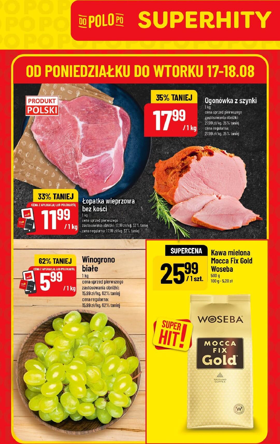 polomarket - Aktualna gazetka POLO market - Superhity ważna od 17.08.2026 do 18.08.2026