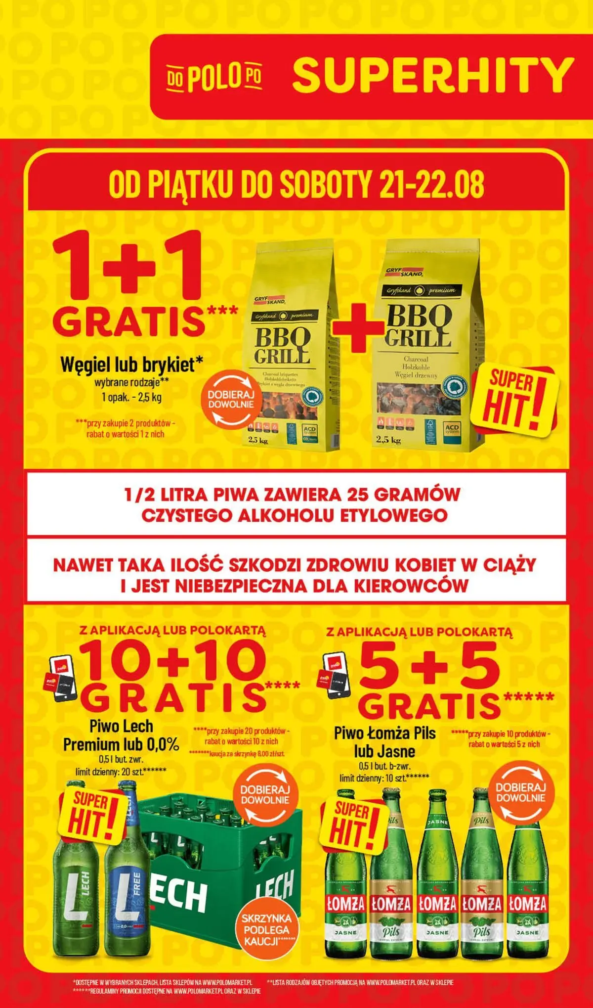 polomarket - Nowa gazetka POLO market - Superhity ważna od 21.08.2026 do 22.08.2026 - page: 1