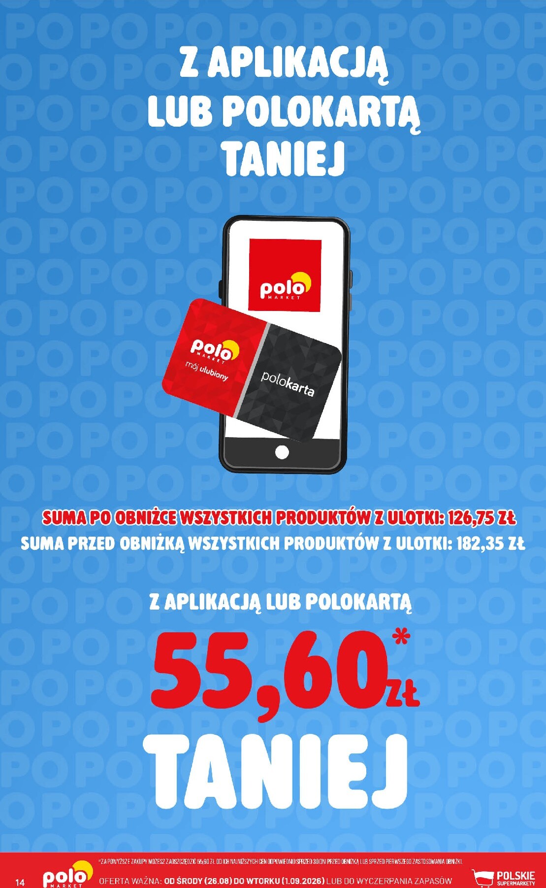 polomarket - Nowa gazetka POLO market - Katalog Kupuj taniej ważna od 26.08.2026 do 01.09.2026 - page: 14