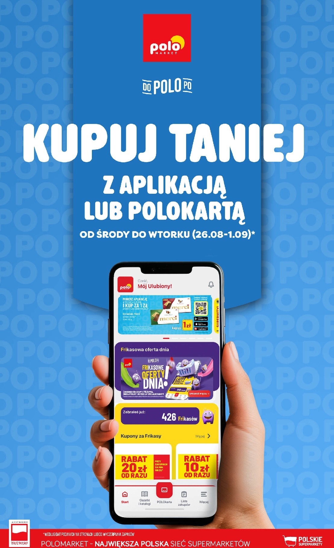 polomarket - Nowa gazetka POLO market - Katalog Kupuj taniej ważna od 26.08.2026 do 01.09.2026