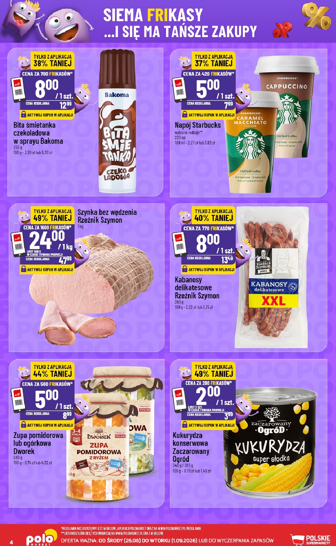 polomarket - Nowa gazetka POLO market - Frikasowy Katalog ważna od 26.08.2026 do 01.09.2026 - page: 4