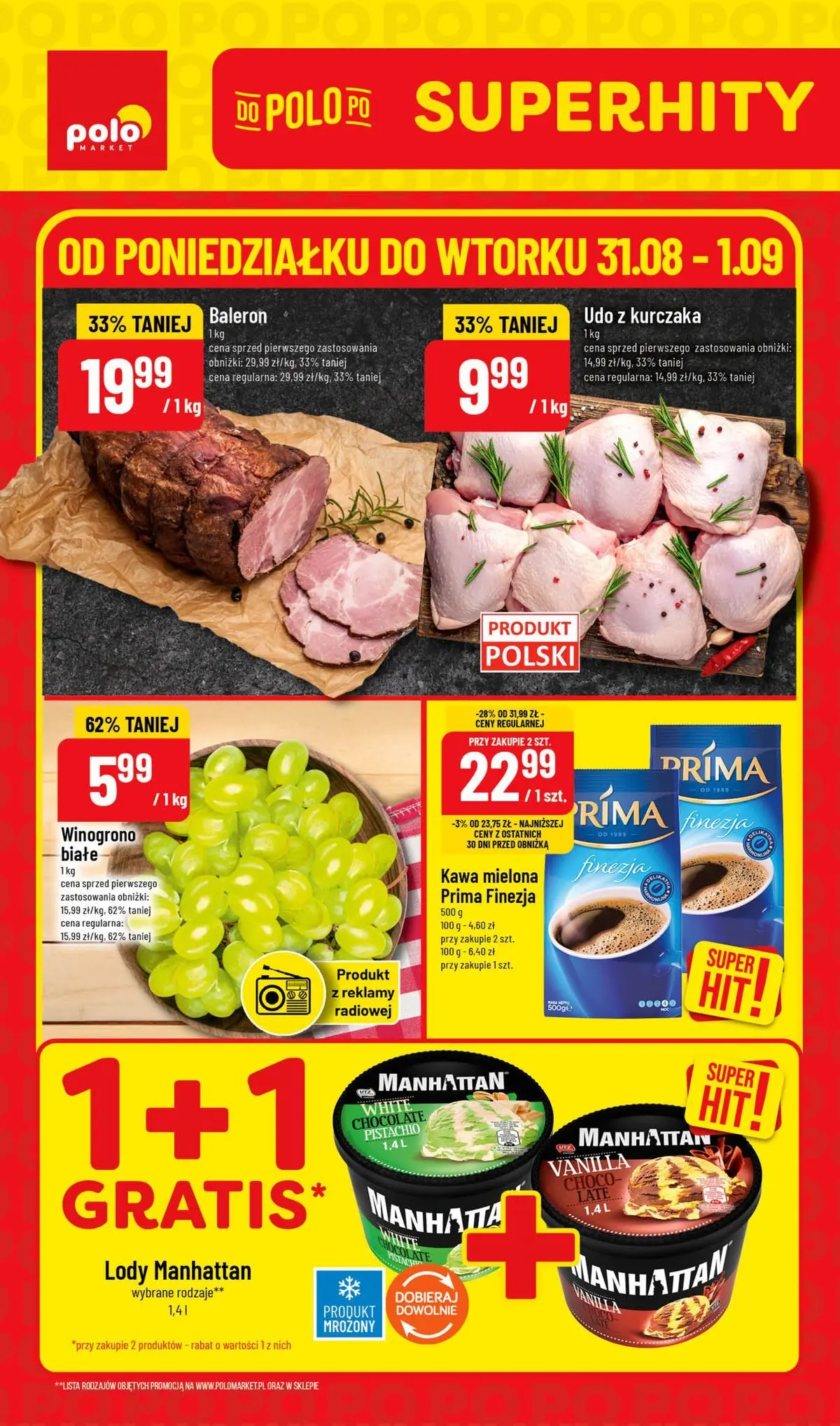 polomarket - Aktualna gazetka POLO market - Super Hity ważna od 31.08.2026 do 01.09.2026