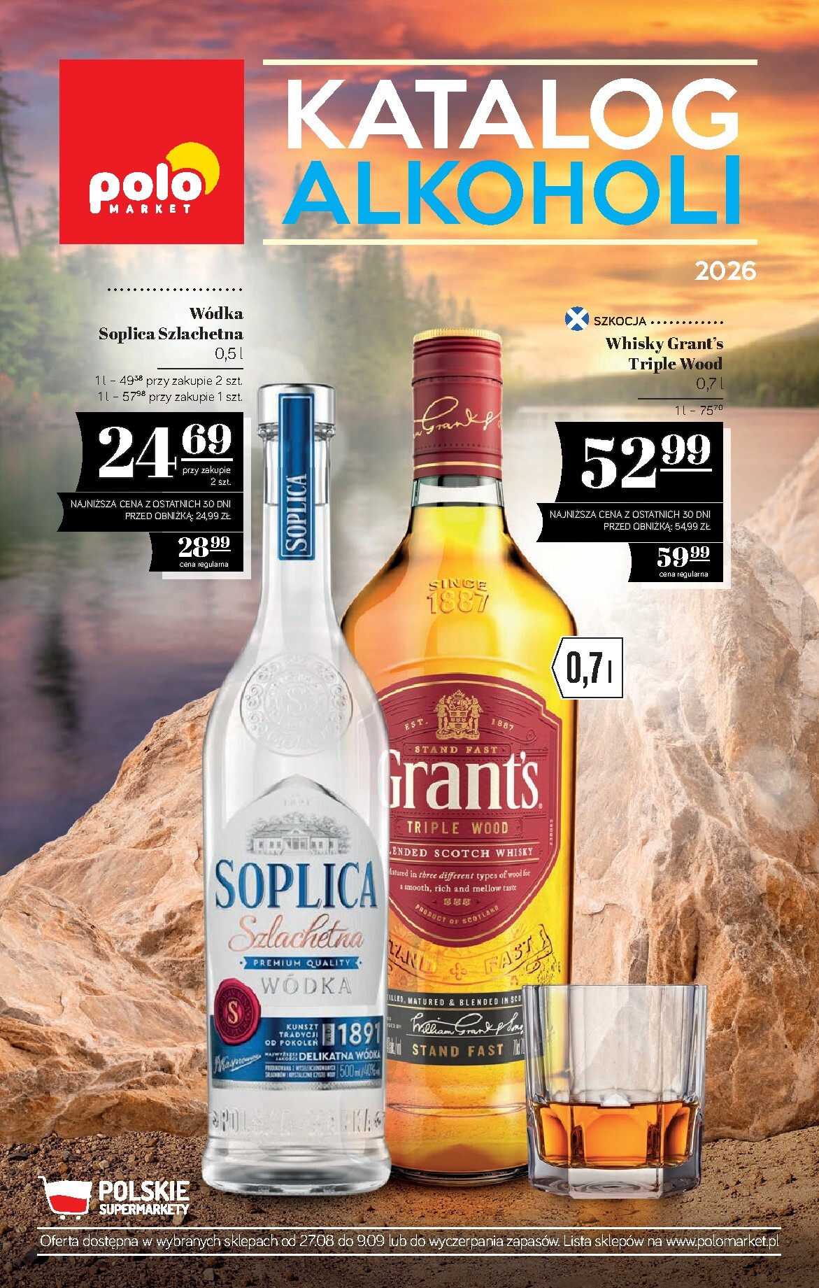 polomarket - Aktualna gazetka POLO market - Katalog alkoholi ważna od 27.08.2026 do 09.09.2026 - page: 1