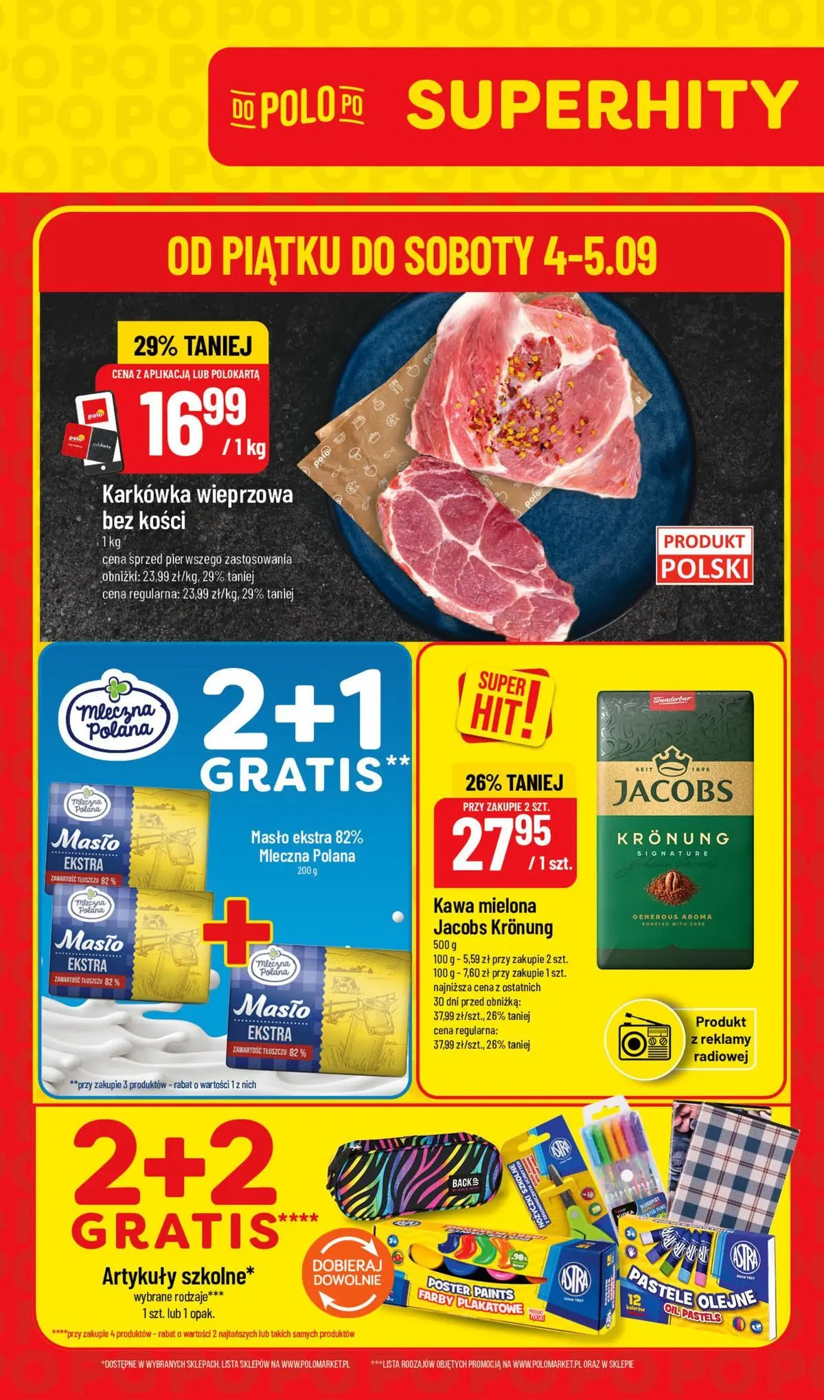 polomarket - Aktualna gazetka POLO market - Super Hity ważna od 04.09.2026 do 05.09.2026