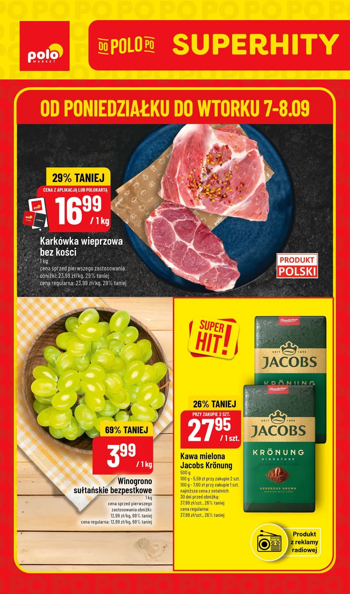polomarket - Aktualna gazetka POLO market - Super Hity ważna od 07.09.2026 do 08.09.2026 - page: 1