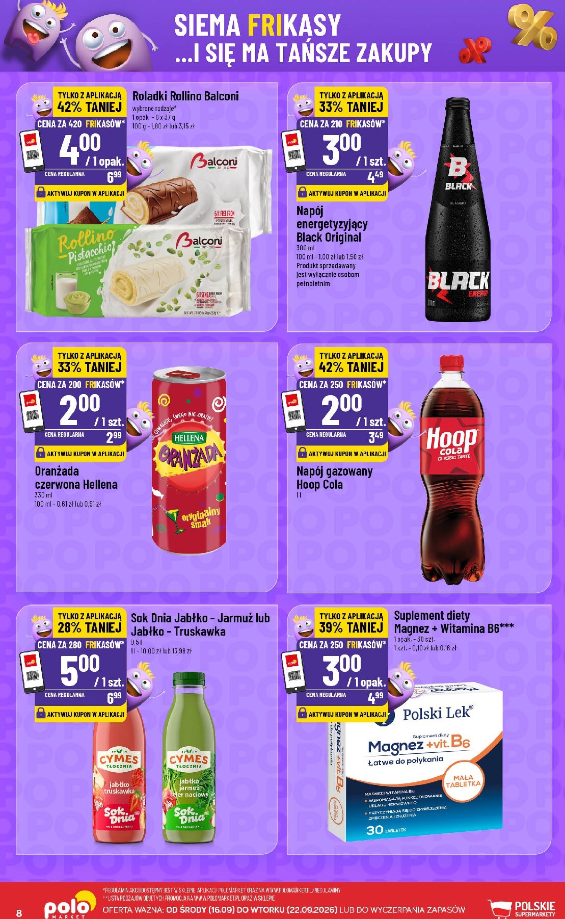 polomarket - Nowa gazetka POLO market - Frikasowy Katalog ważna od 16.09.2026 do 22.09.2026 - page: 8