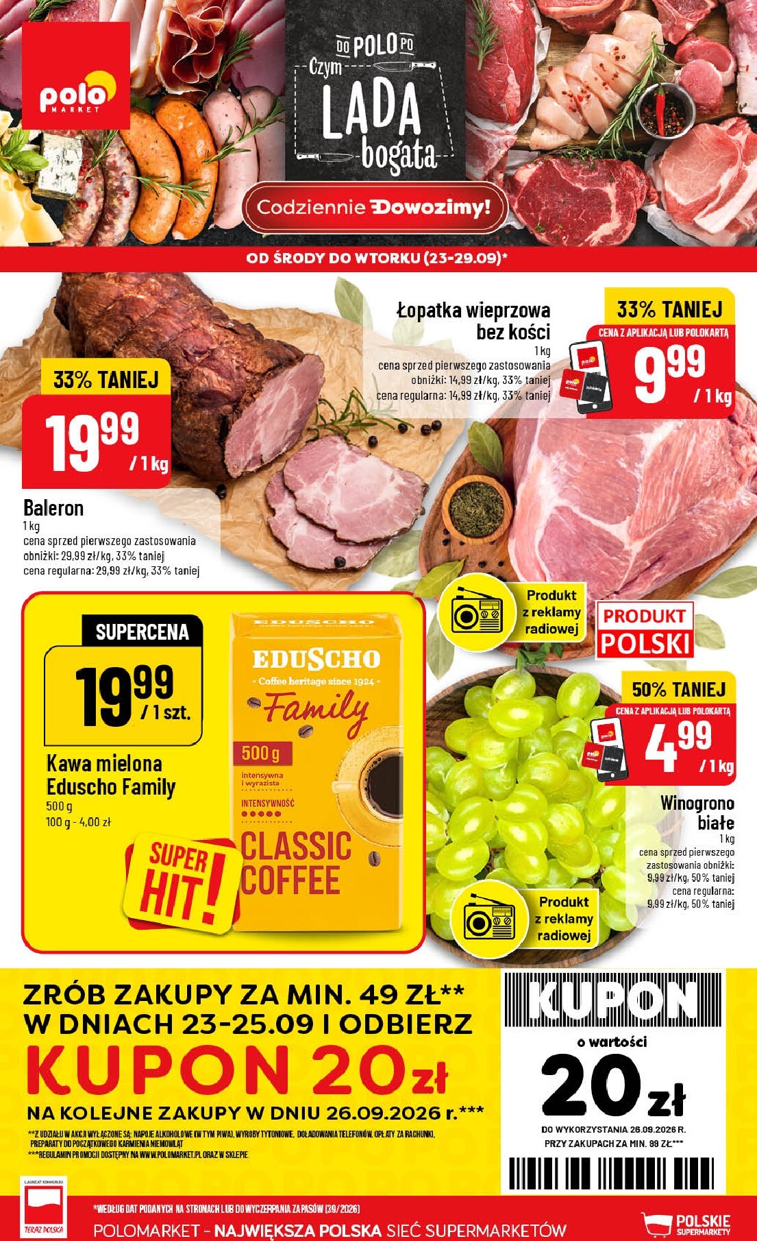 polomarket - Nowa gazetka POLO market ważna od 23.09.2026 do 29.09.2026