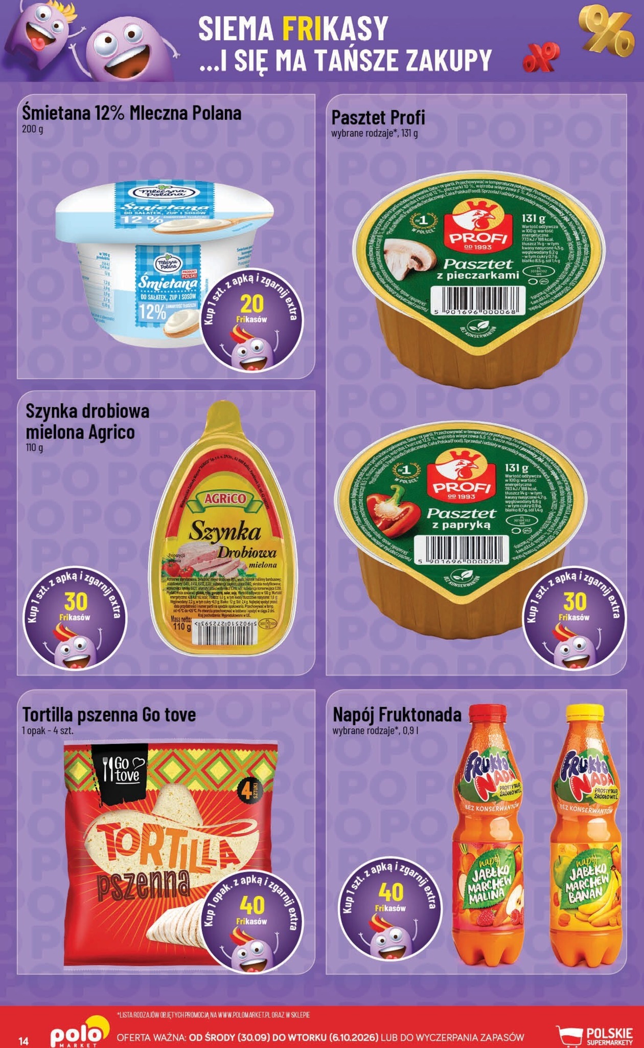 polomarket - Nowa gazetka POLO market - Frikasowy Katalog ważna od 30.09.2026 do 06.10.2026 - page: 14