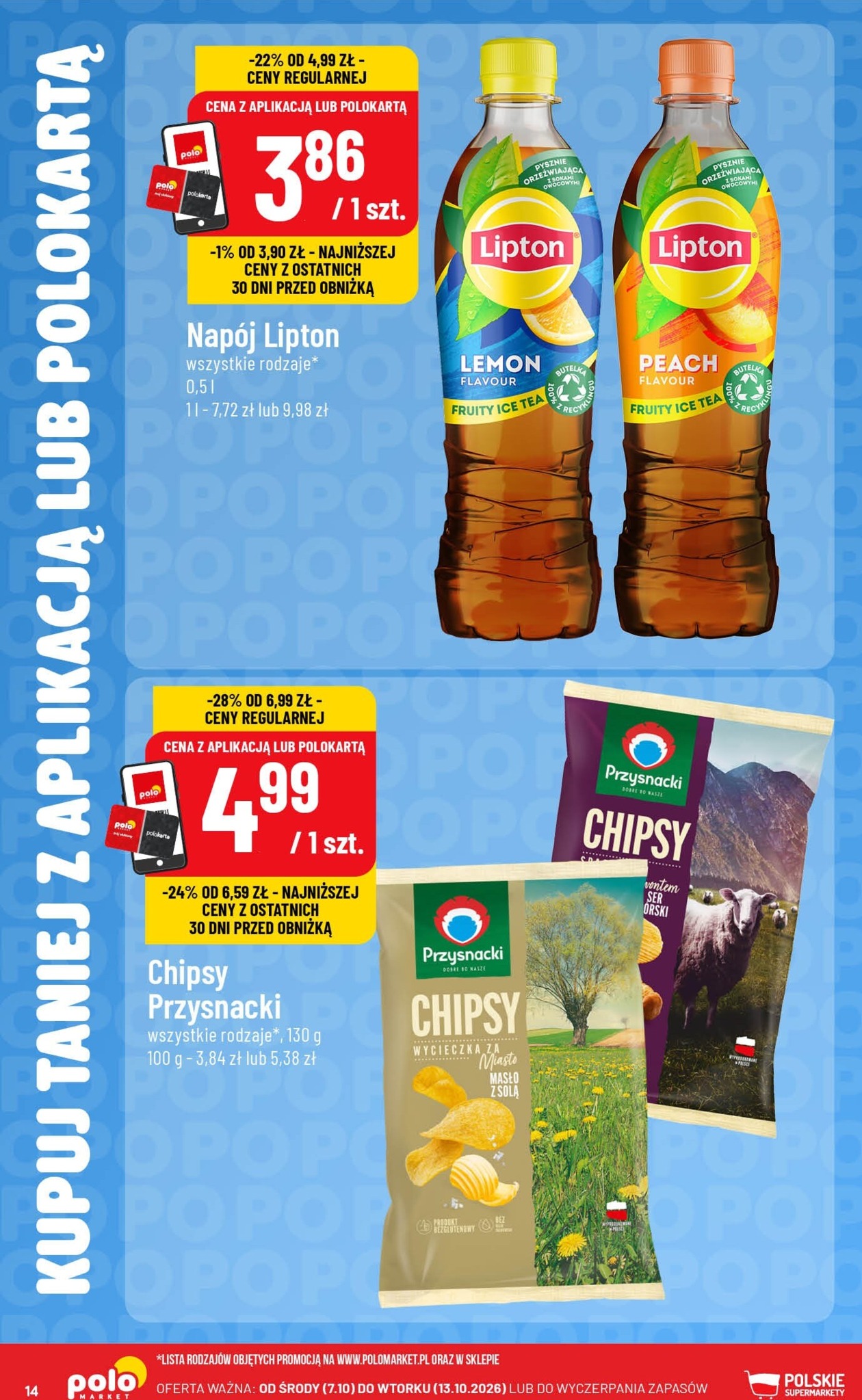 polomarket - Nowa gazetka POLO market - Kupuj Taniej z Aplikacją lub Polokartą ważna od 07.10.2026 do 13.10.2026 - page: 14