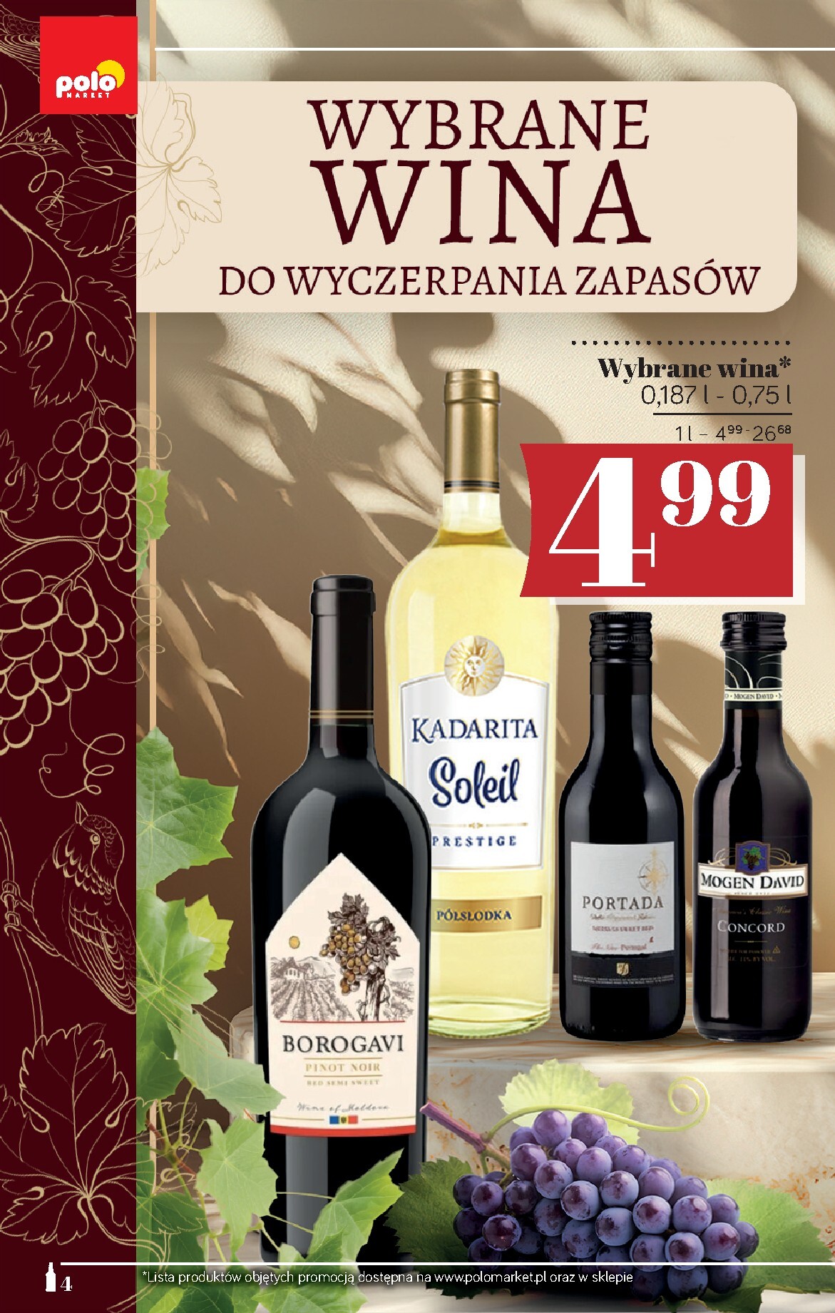 polomarket - Nowa gazetka POLO market - Katalog alkoholi ważna od 08.10.2026 do 21.10.2026 - page: 4