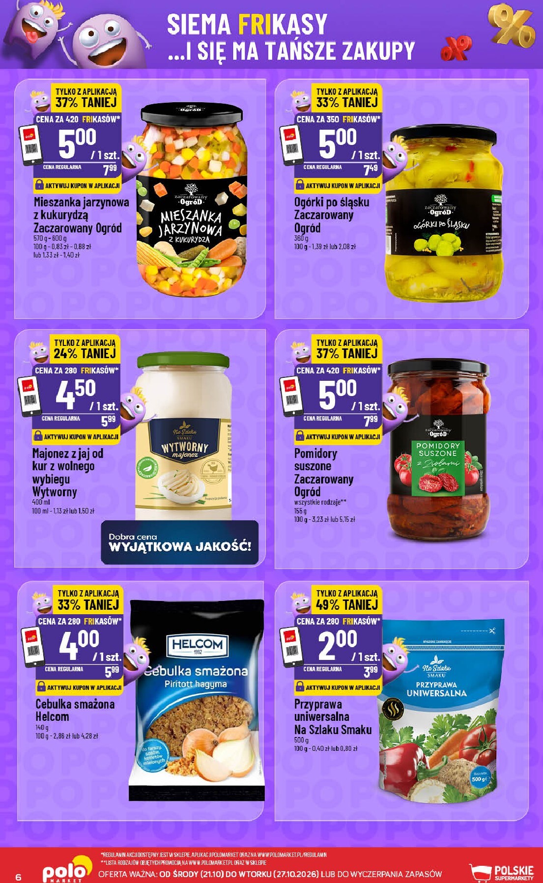 polomarket - Nowa gazetka POLO market - Frikasowe Hity ważna od 21.10.2026 do 27.10.2026 - page: 6