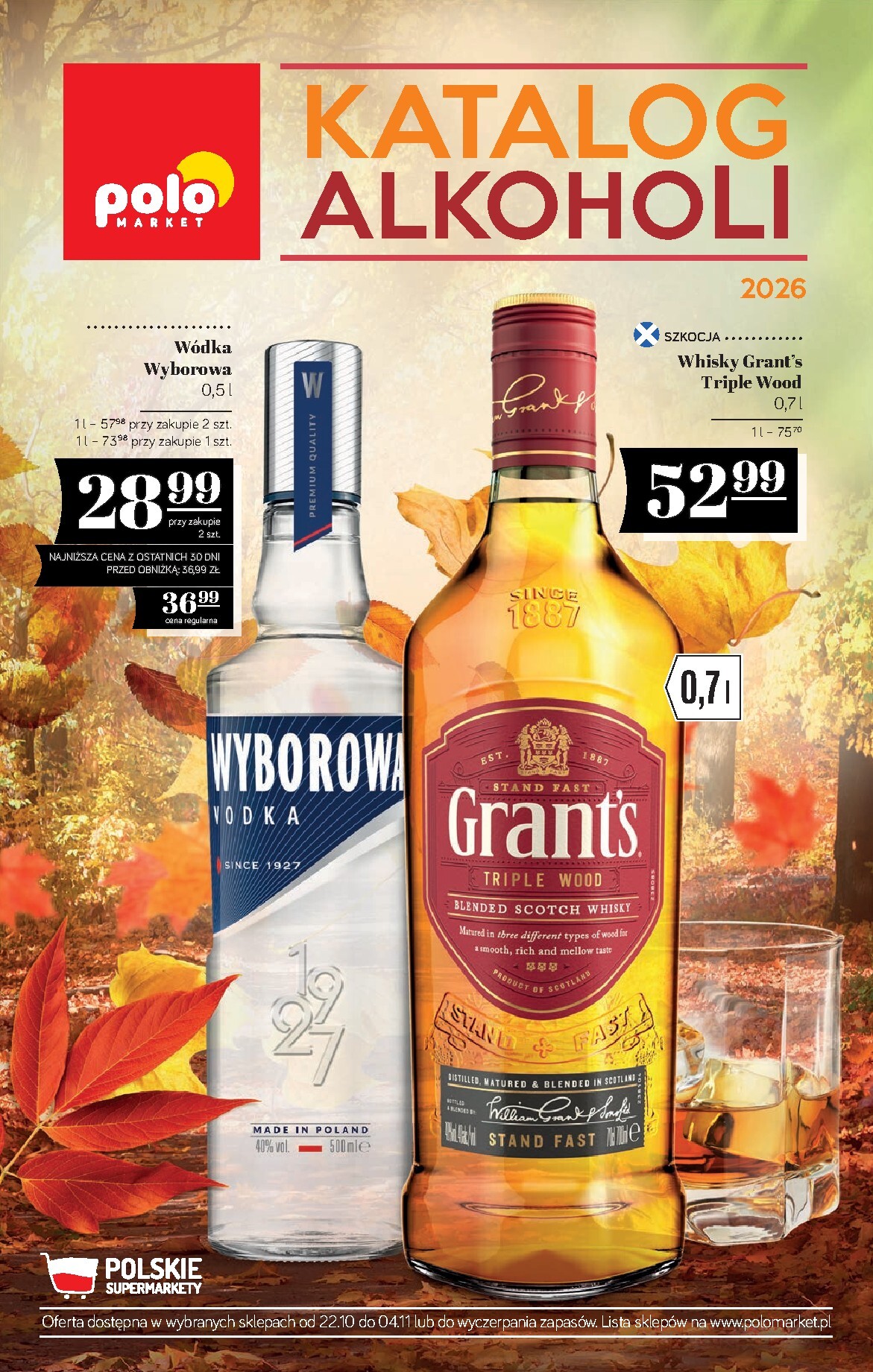 polomarket - Nowa gazetka POLO market - Katalog alkoholi ważna od 22.10.2026 do 04.11.2026