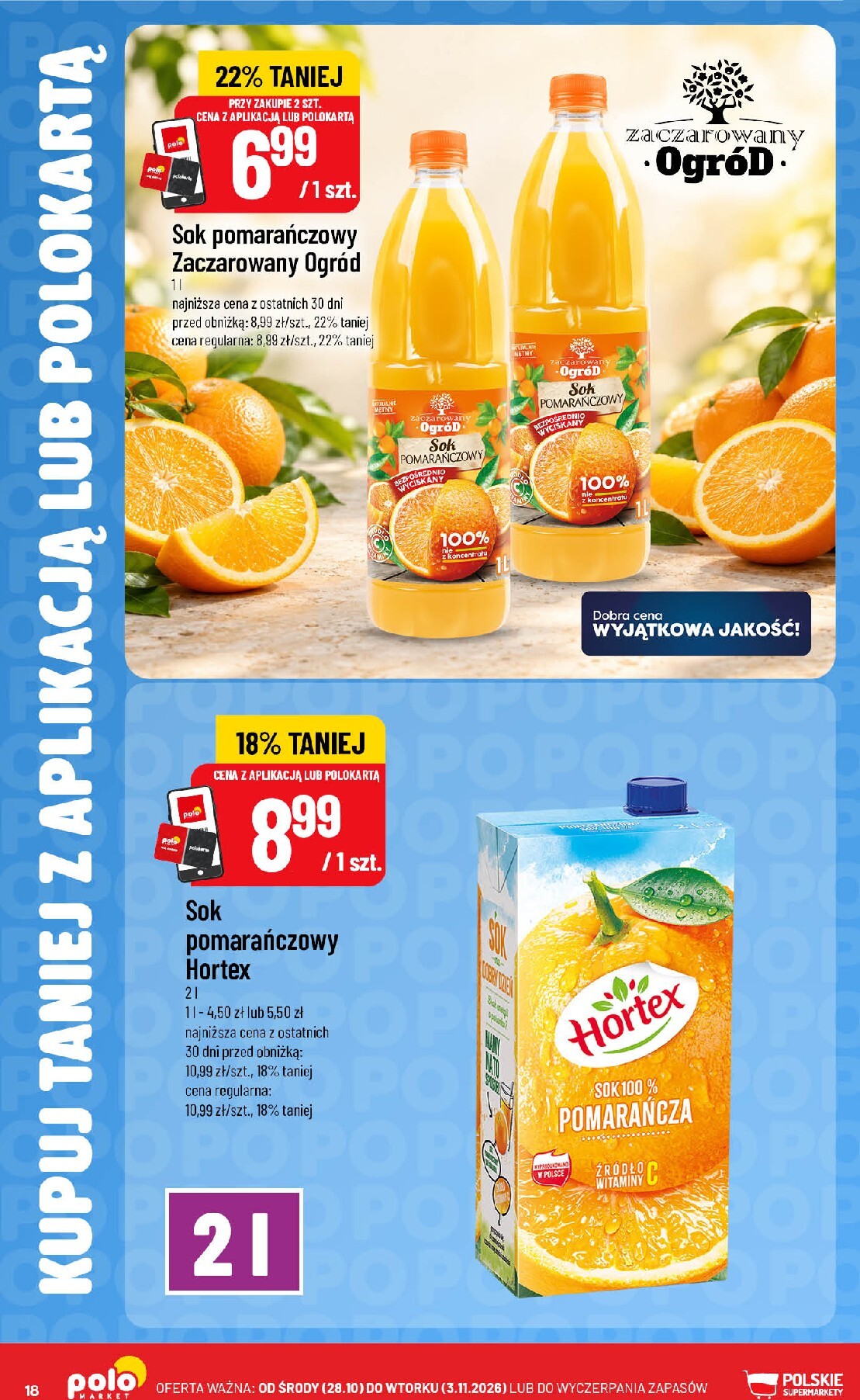 polomarket - Aktualna gazetka POLO market - Kupuj taniej ważna od 28.10.2026 do 03.11.2026 - page: 18