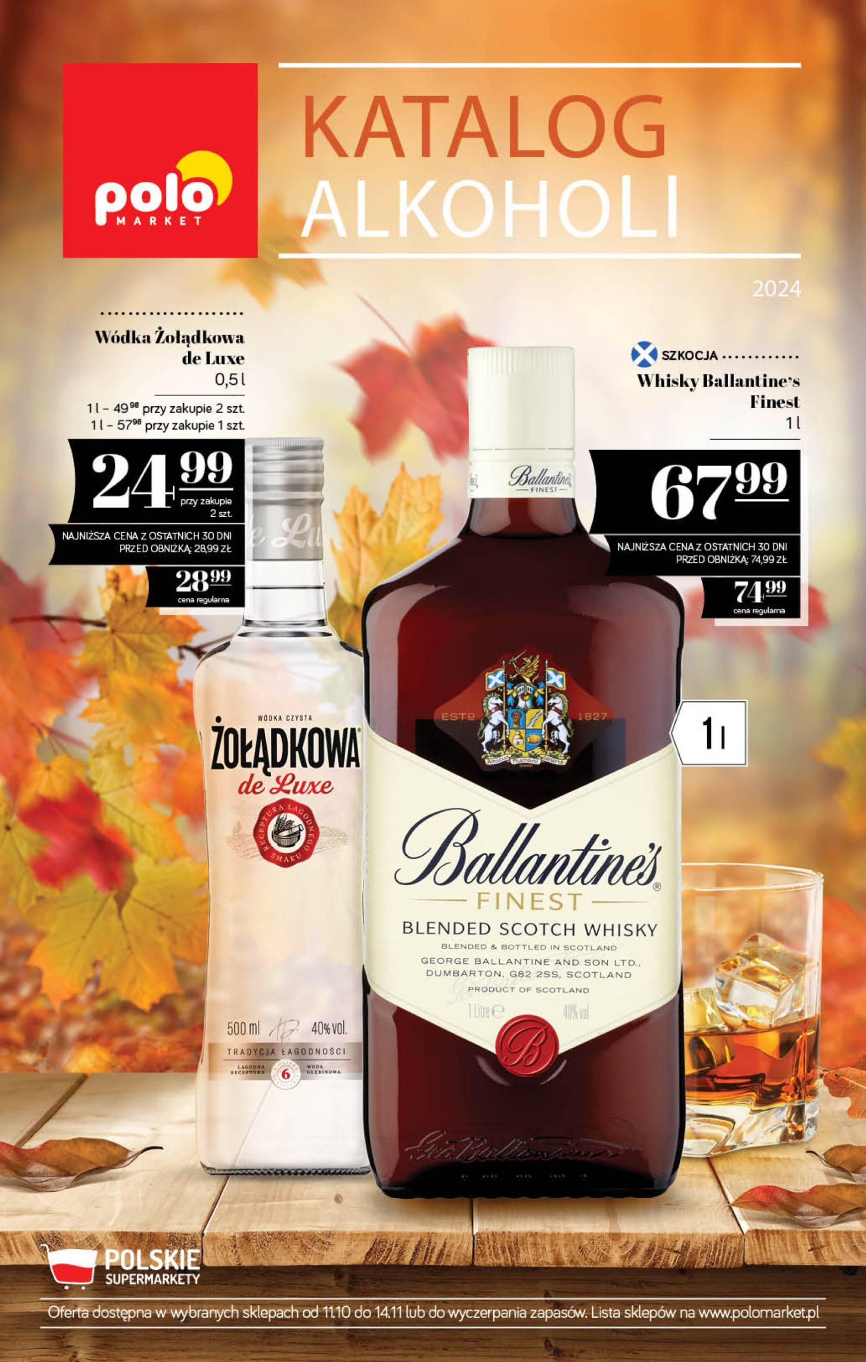 polomarket - POLO market - Katalog alkoholi gazetka ważna od 11.10. - 14.11.